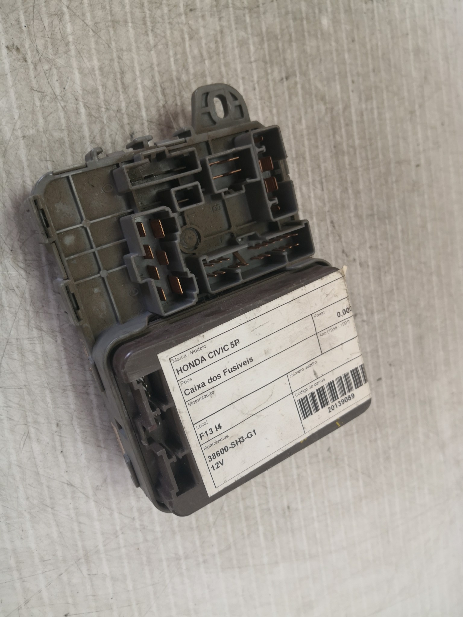 Caixa dos Fusíveis HONDA - ID S_29088