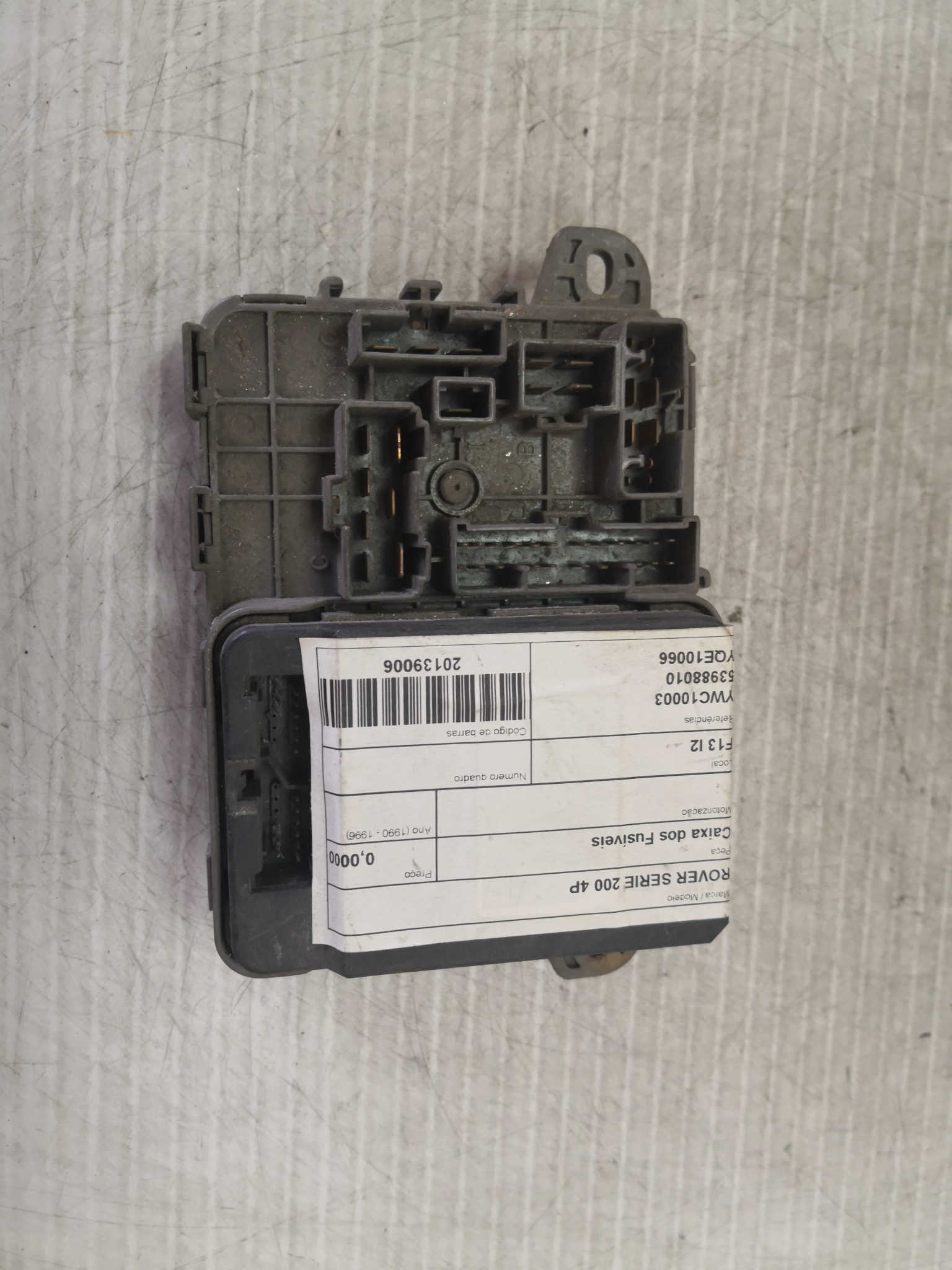 Caixa dos Fusíveis ROVER 200 Hatchback (XW) | 89 - 95 Imagem-1