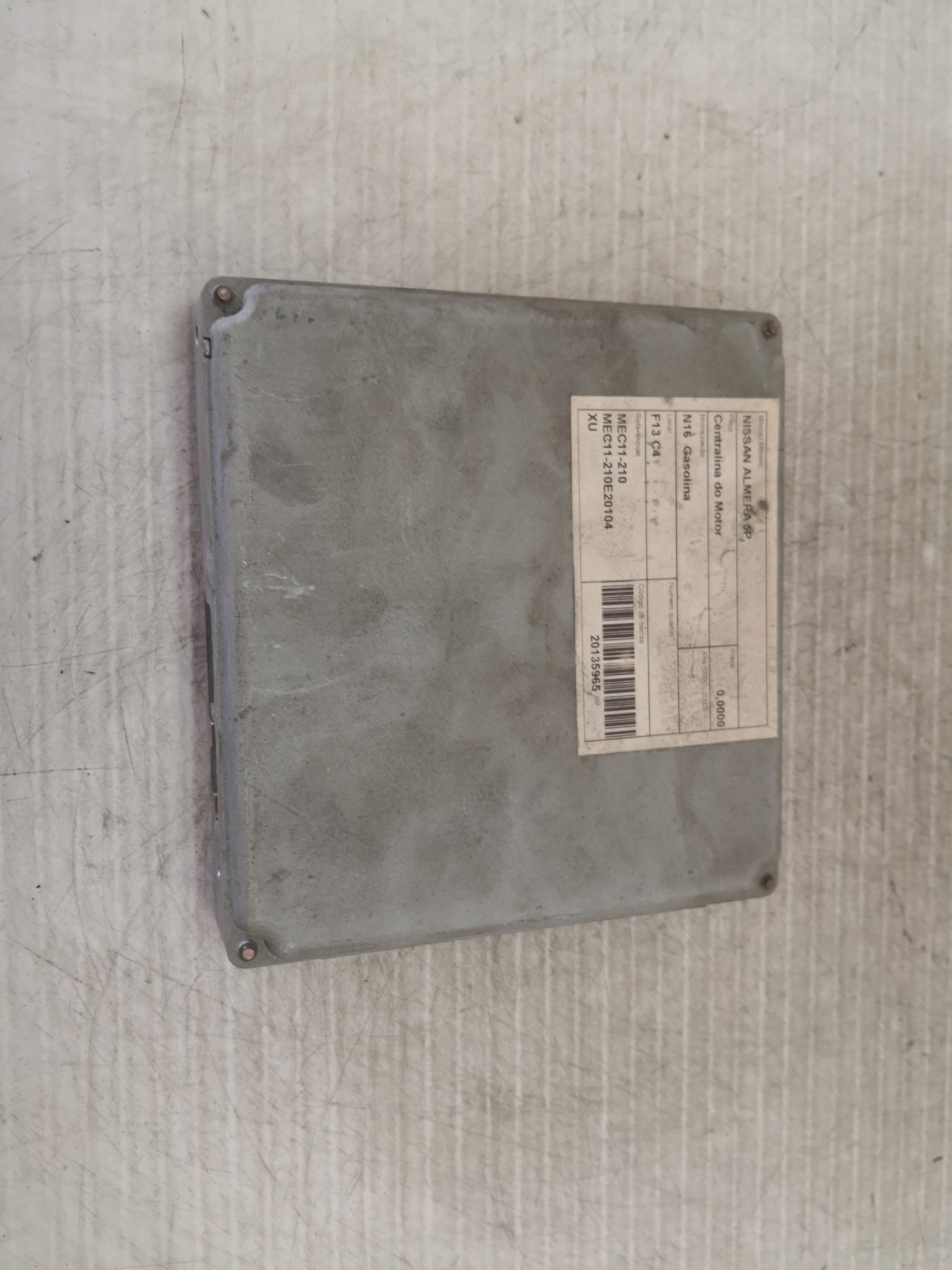 Centralina do Motor NISSAN - ID S_25964