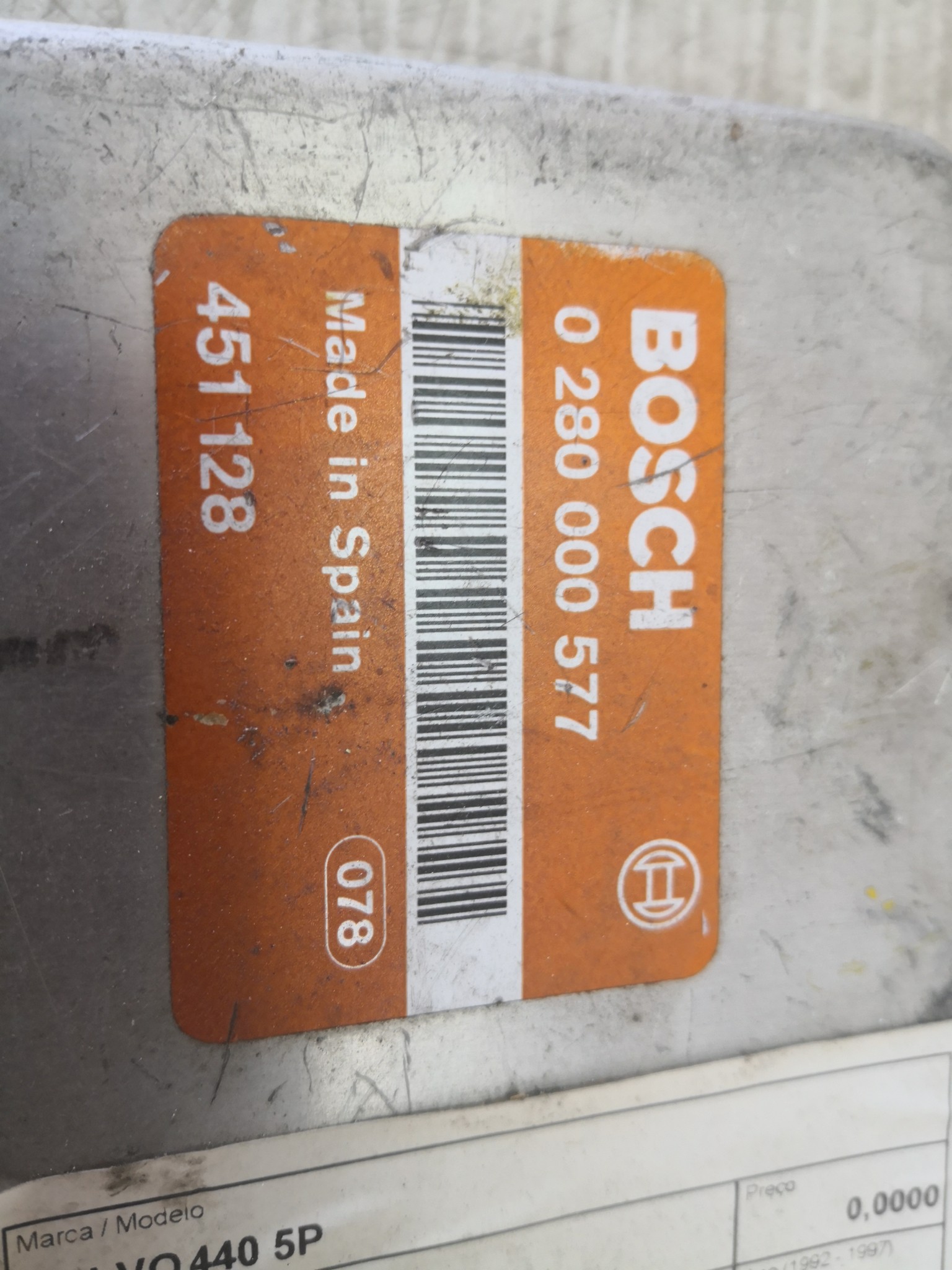 Centralina do Motor VOLVO 440 K (445) | 88 - 96 Imagem-1