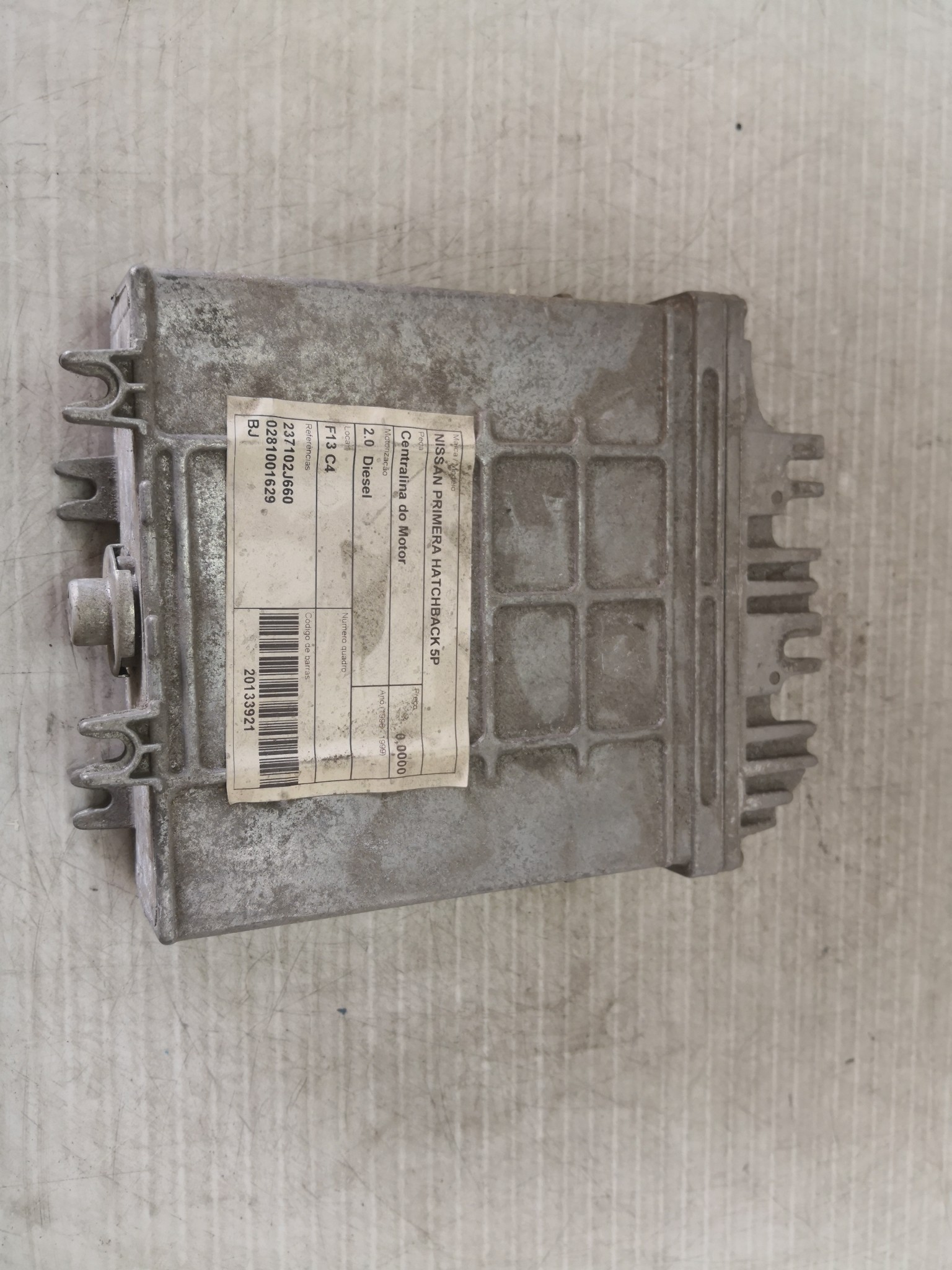 Centralina do Motor NISSAN - ID S_23920