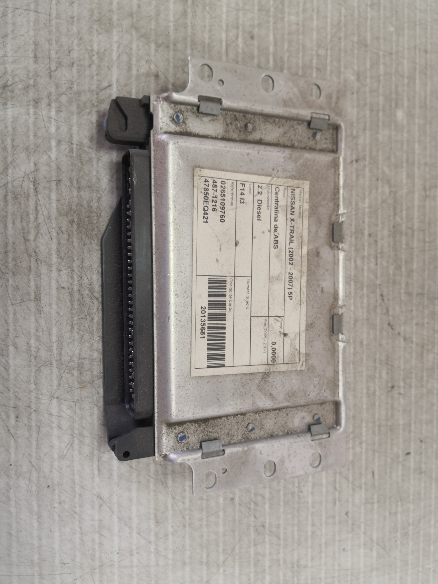 Centralina de ABS NISSAN - ID S_25680