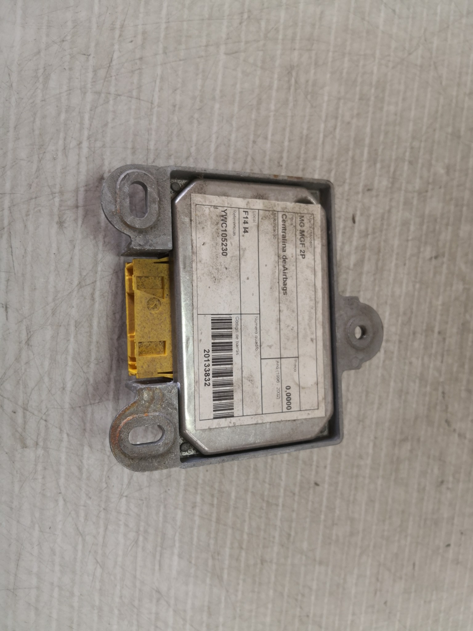 Centralina de Airbags MG - ID S_23831