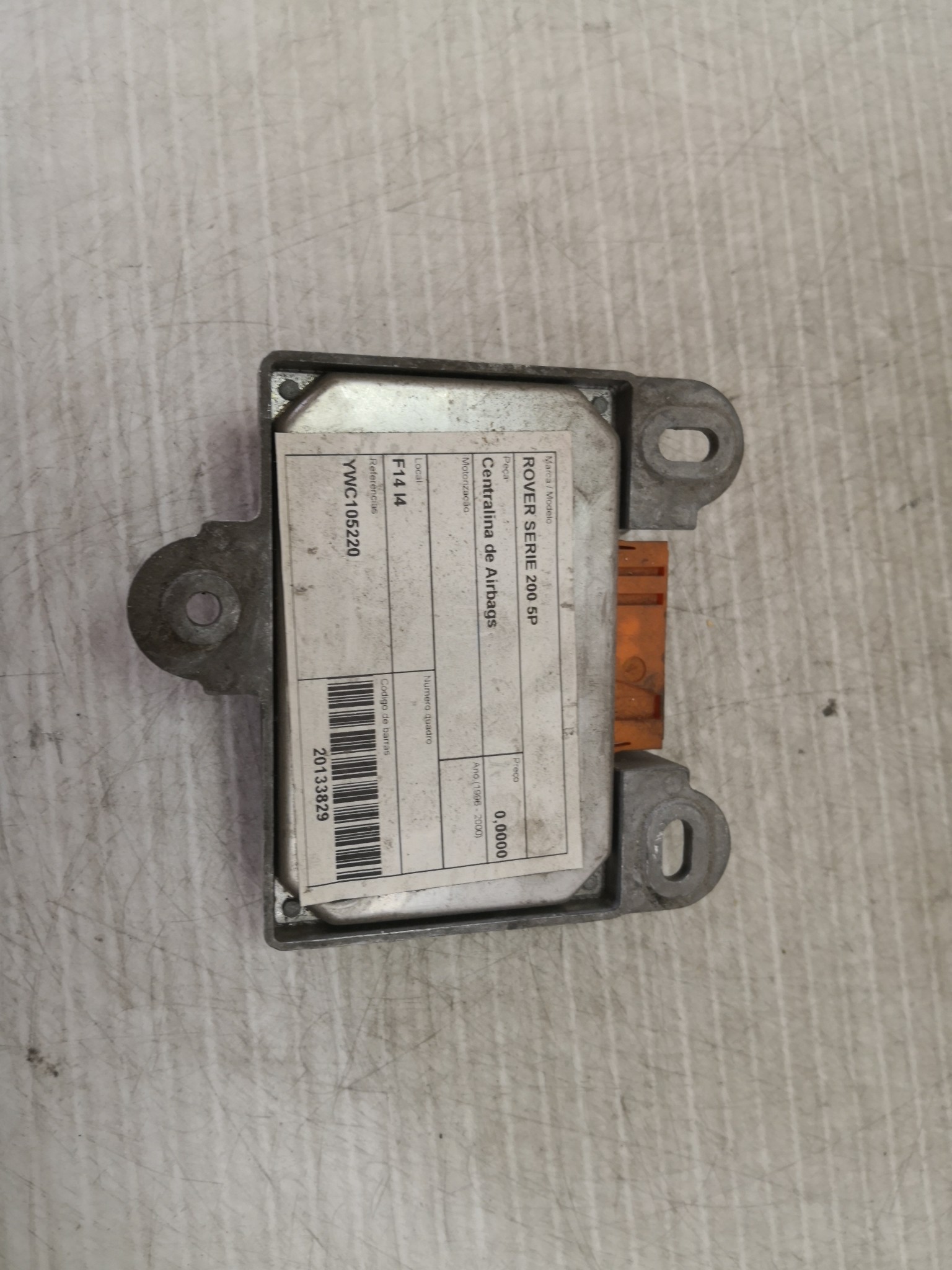 Centralina de Airbags ROVER - ID S_23828