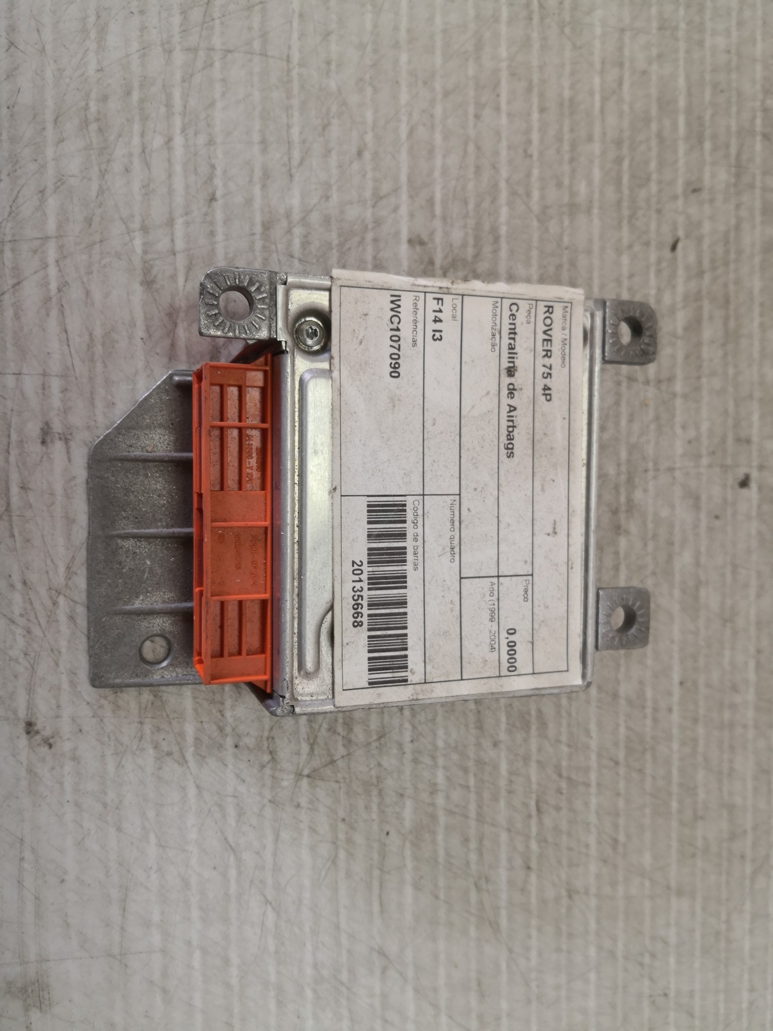 Centralina de Airbags ROVER - ID S_25667