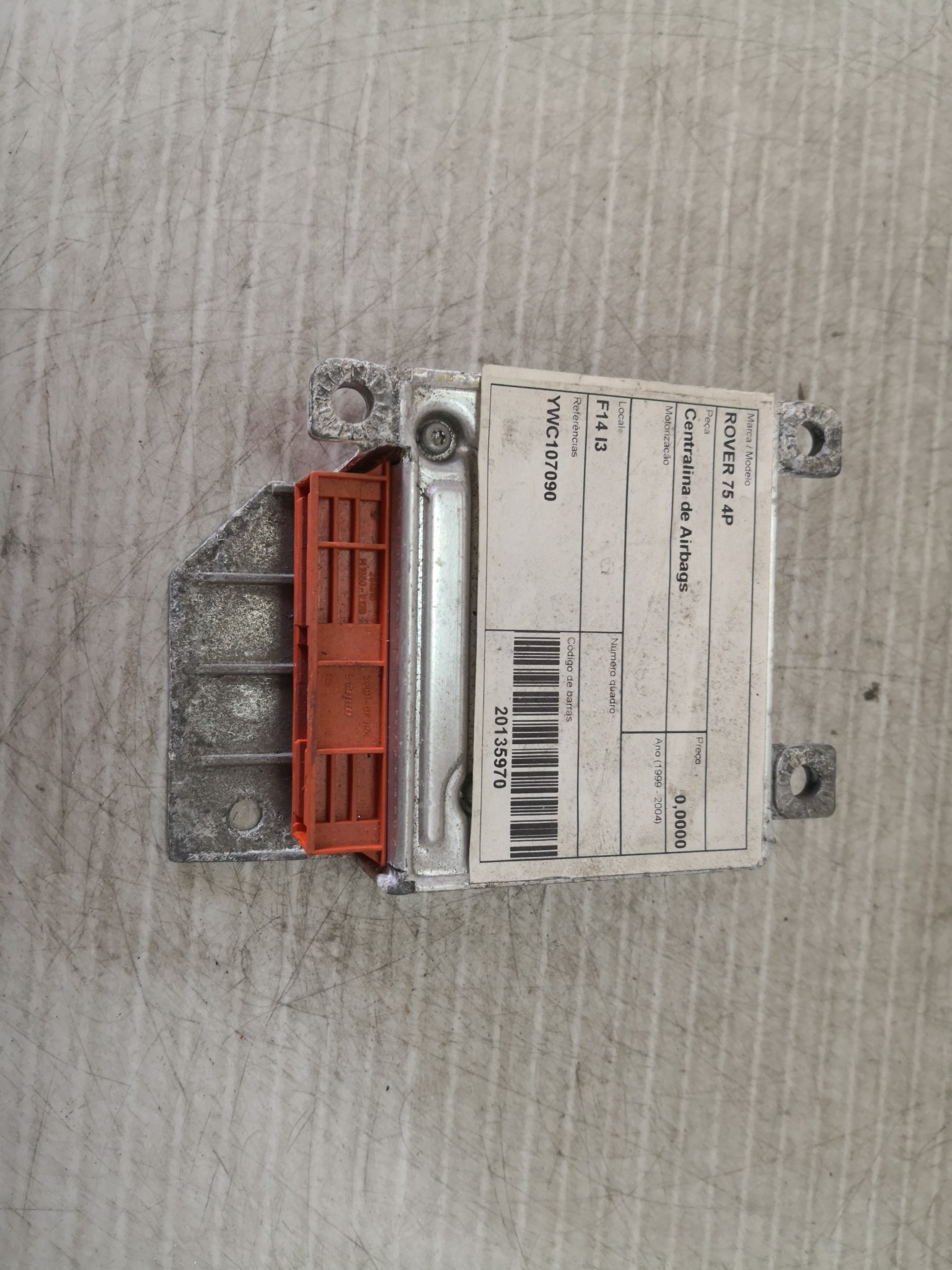 Centralina de Airbags ROVER - ID S_25969