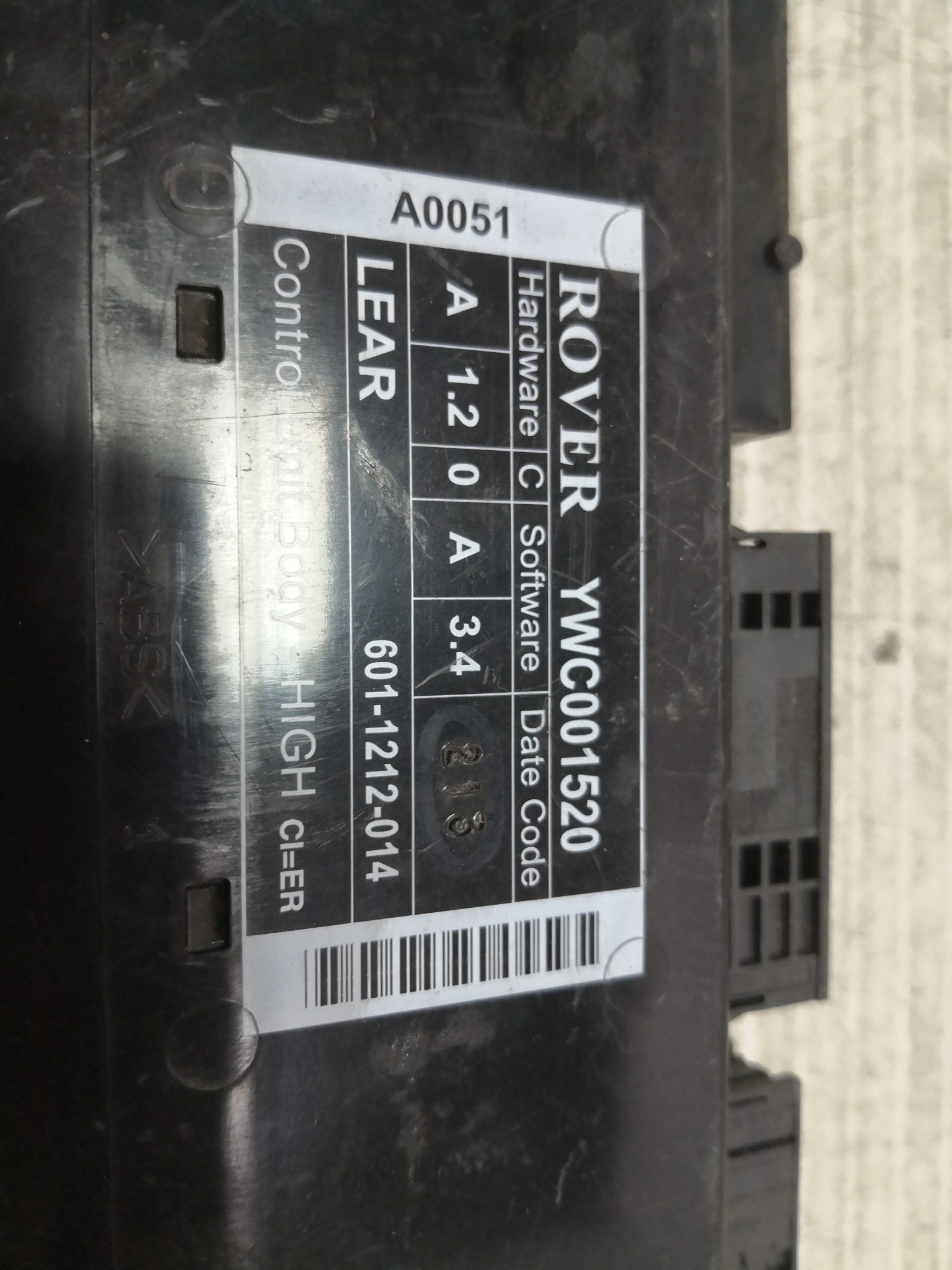 Centralina do Fecho Central ROVER 75 (RJ) | 99 - 05 Imagem-3