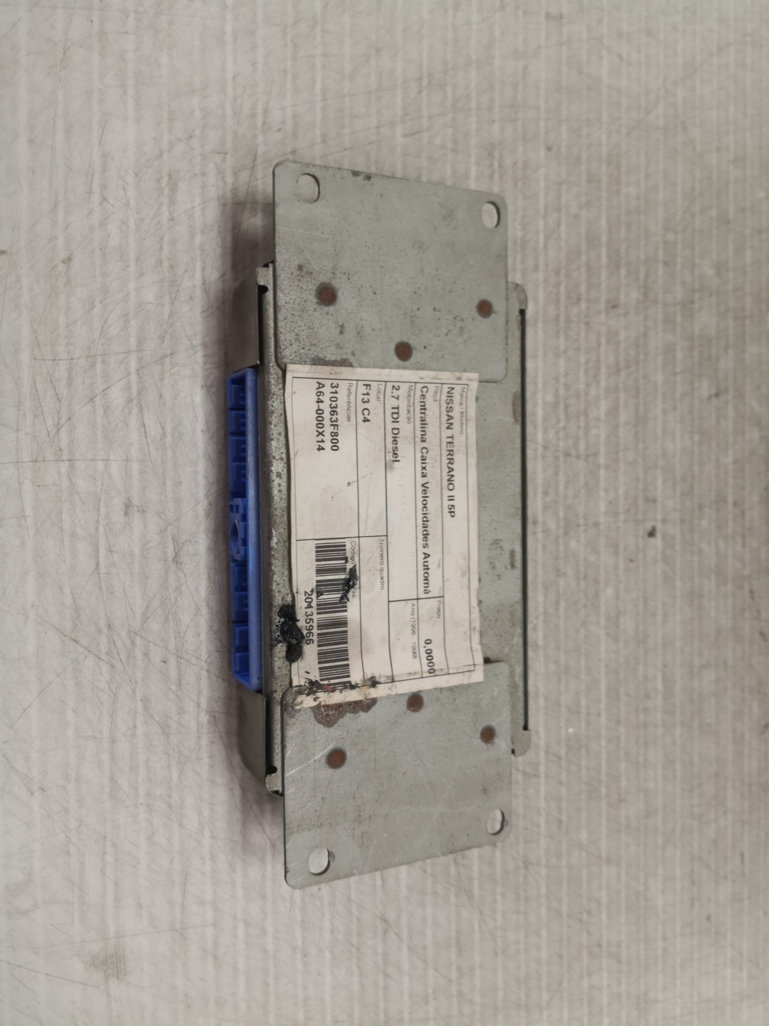 Centralina Caixa Velocidades Automática NISSAN - ID S_25965