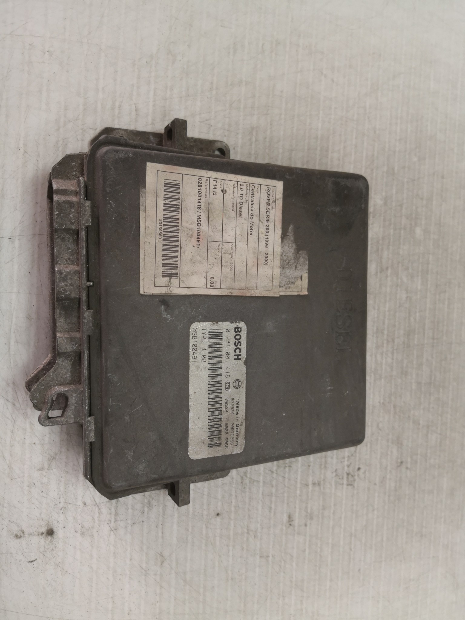 Centralina do Motor ROVER - ID S_29579