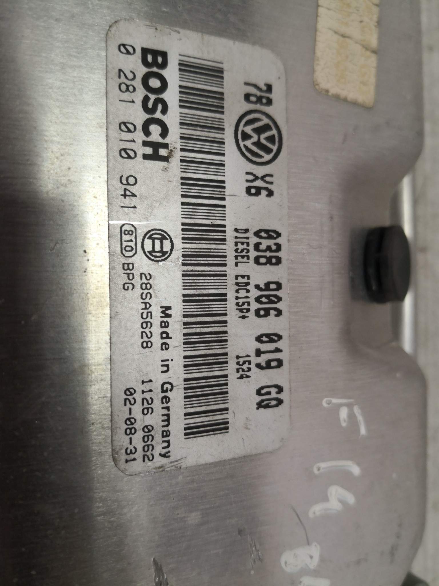 Centralina do Motor VOLKSWAGEN PASSAT (3B3) | 00 - 05 Imagem-3