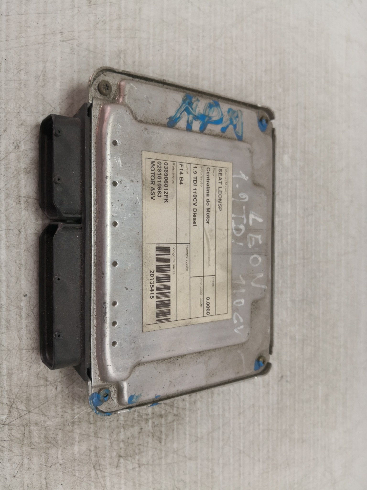 Centralina do Motor SEAT - ID S_25414