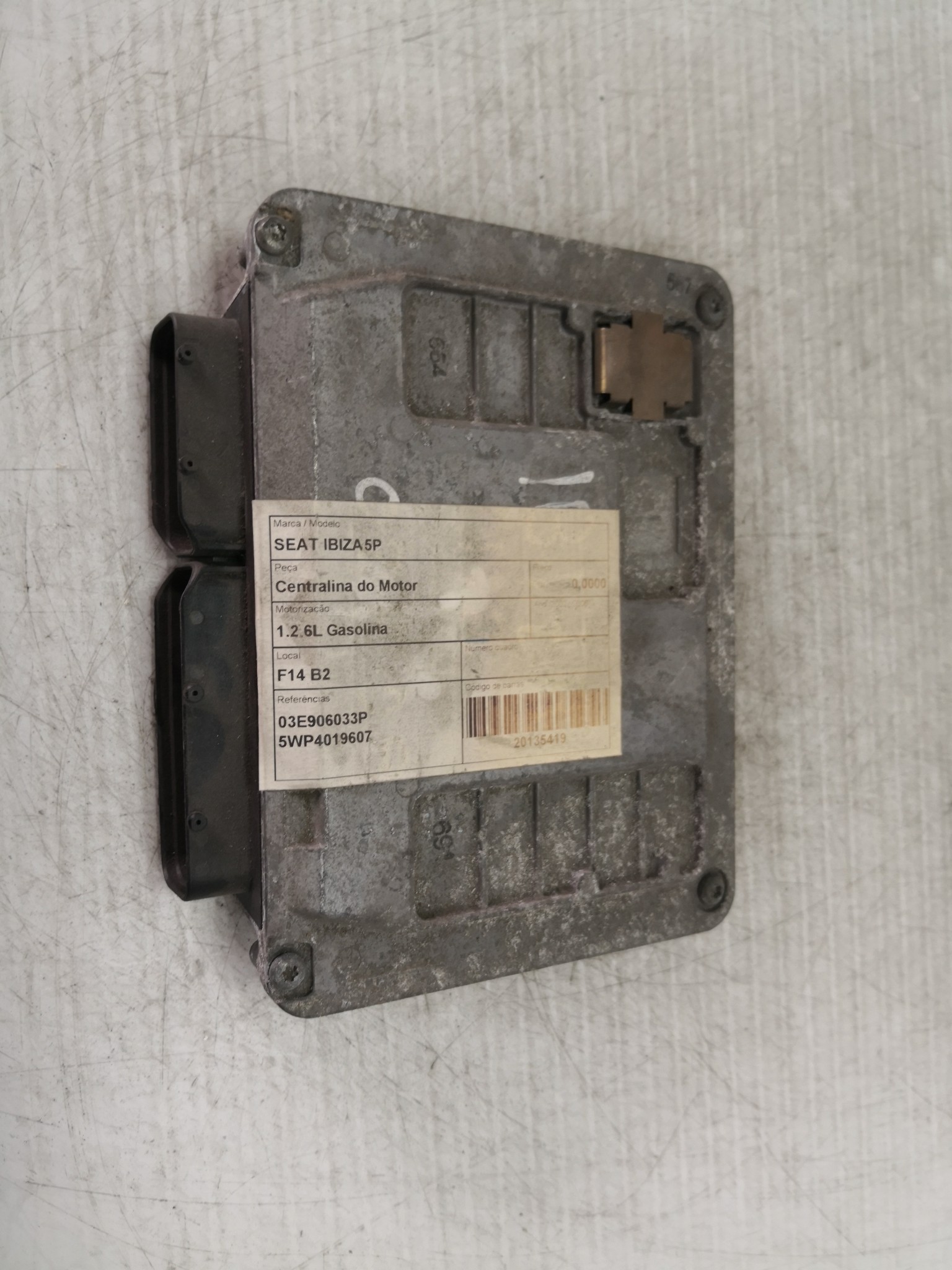 Centralina do Motor SEAT - ID S_25418