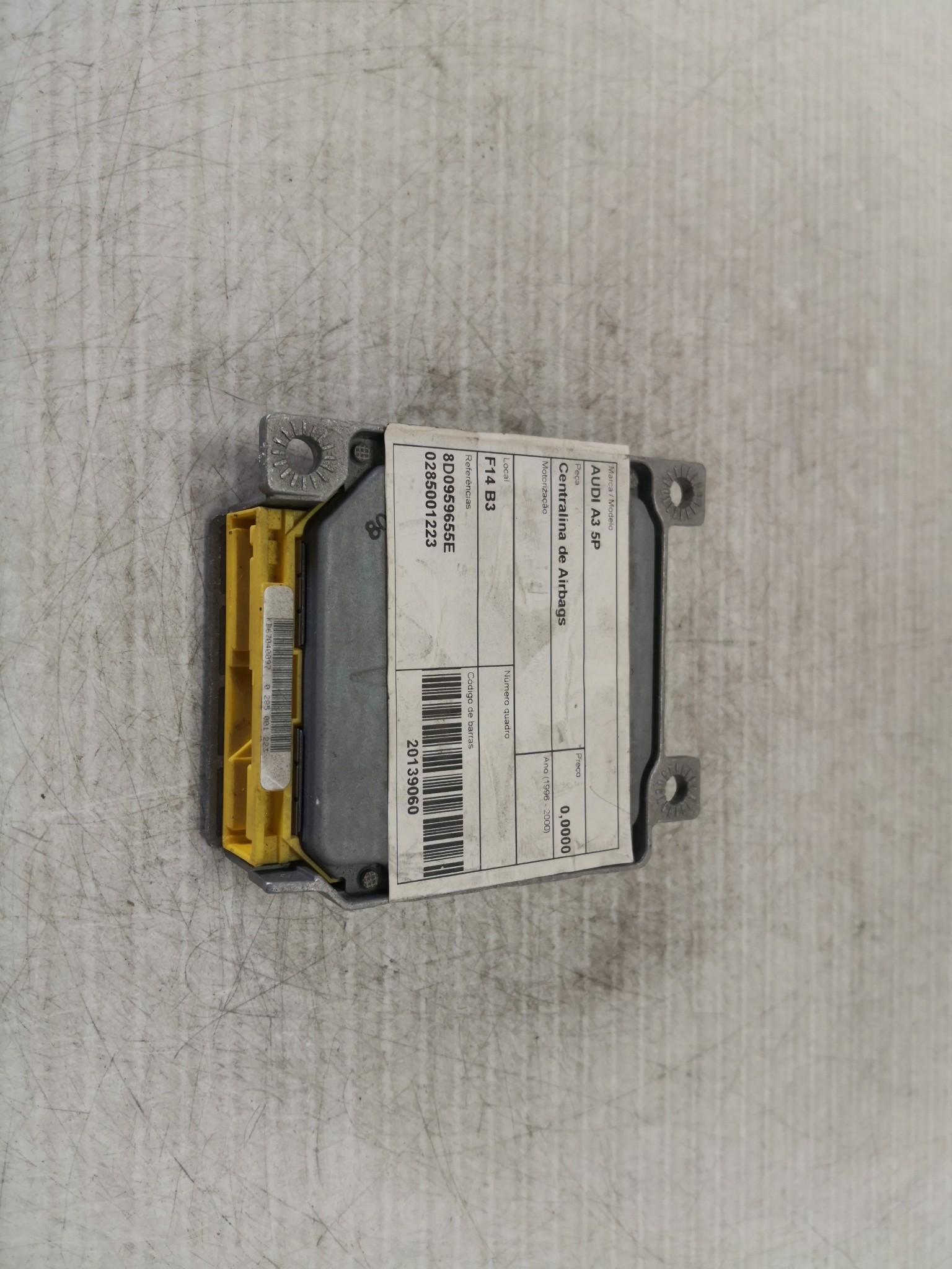 Centralina de Airbags AUDI - ID S_29059