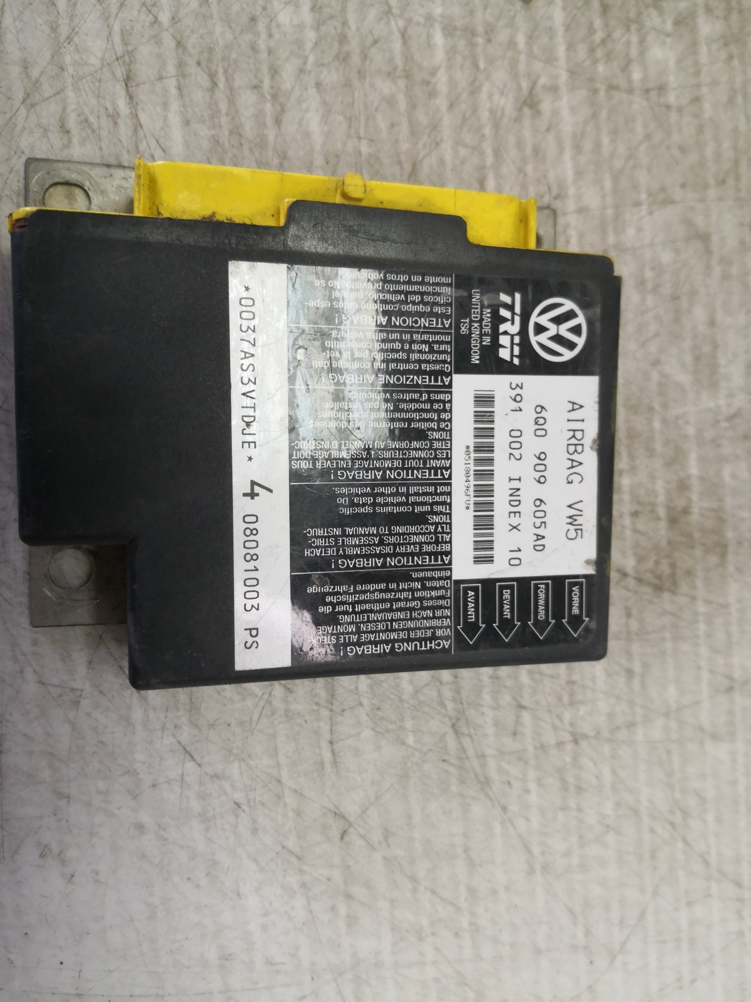 Centralina de Airbags SEAT IBIZA III (6L1) | 02 - 09 Imagem-2