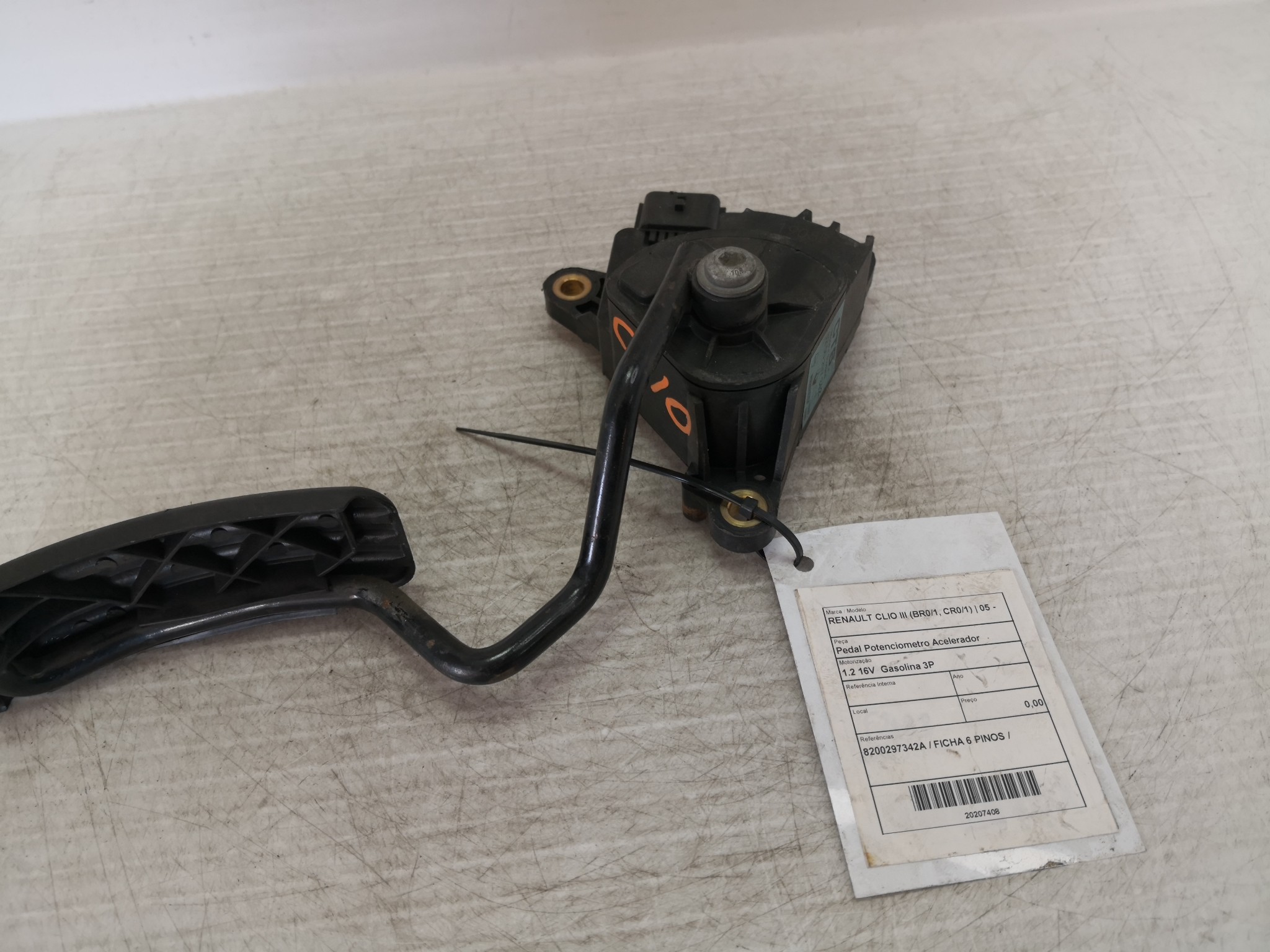 Pedal Potenciometro Acelerador RENAULT - ID S_67407