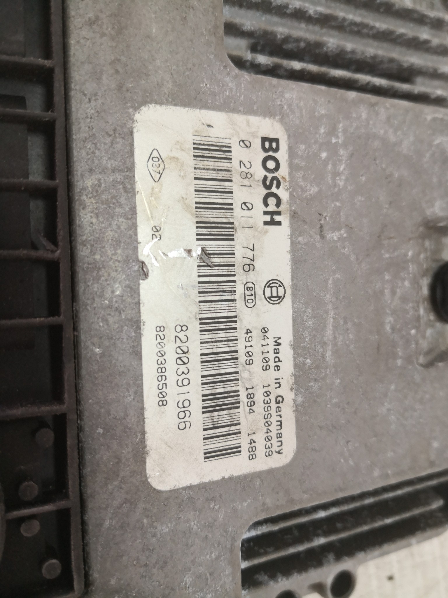 Centralina do Motor RENAULT MEGANE II (BM0/1_, CM0/1_) | 01 - 12 Imagem-3