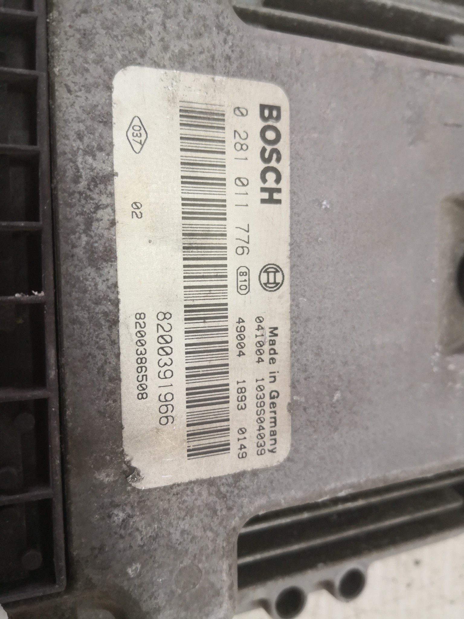 Centralina do Motor RENAULT MEGANE II (BM0/1_, CM0/1_) | 01 - 12 Imagem-3