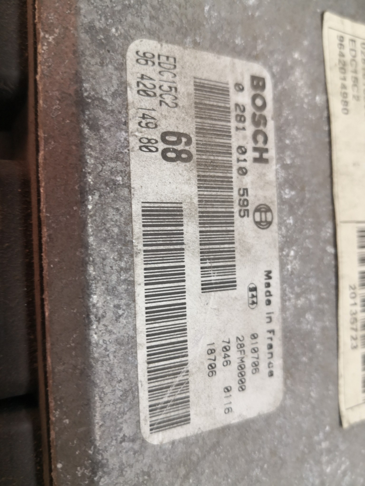 Centralina do Motor CITROEN XSARA PICASSO (N68) | 99 - 12 Imagem-1