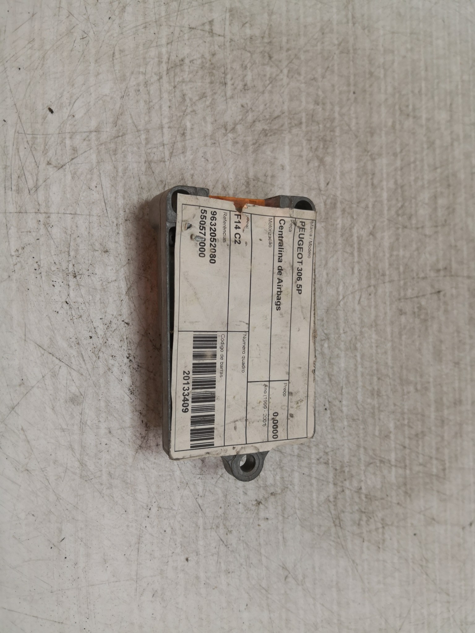 Centralina de Airbags PEUGEOT - ID S_23408