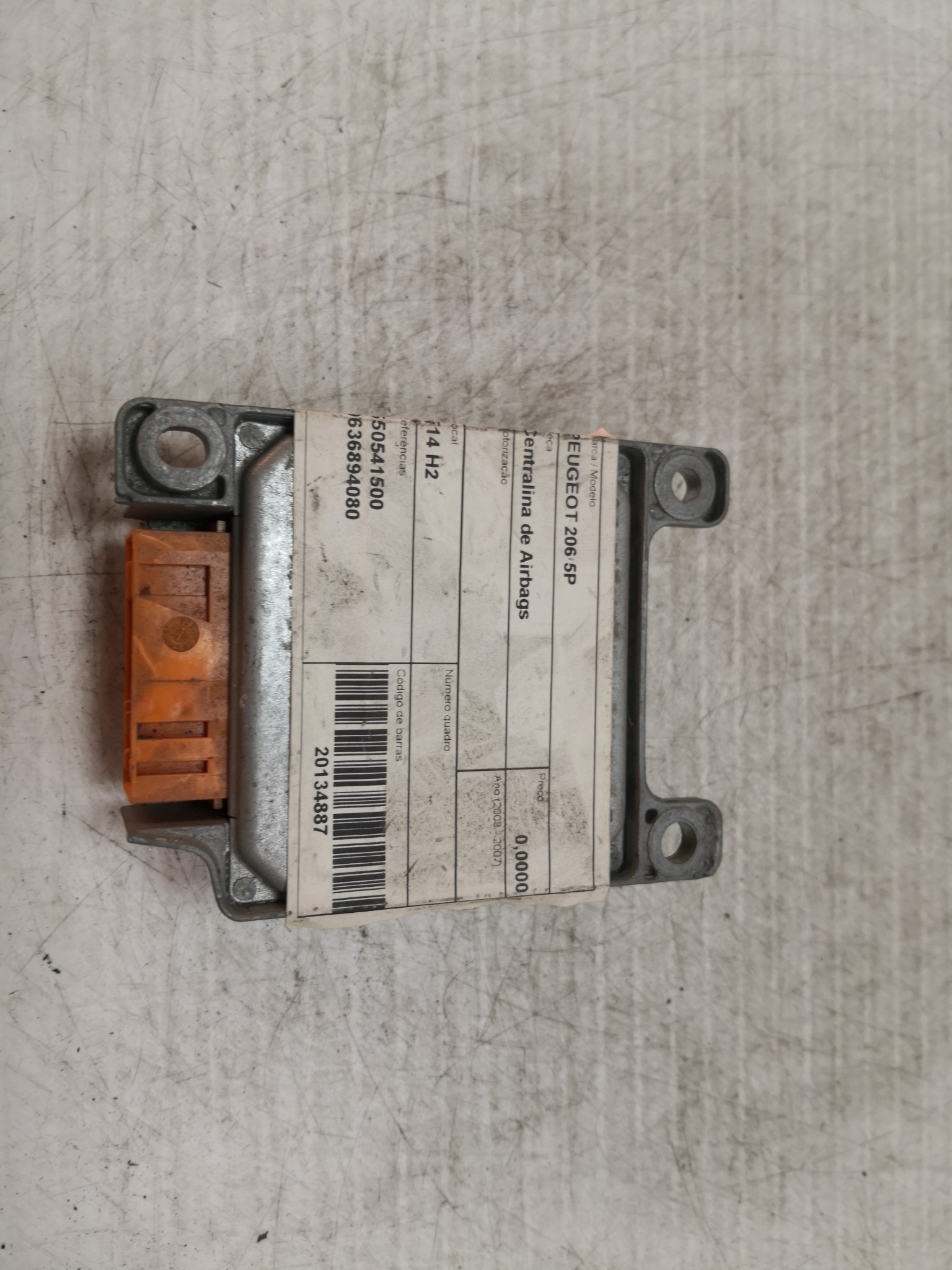 Centralina de Airbags PEUGEOT - ID S_24886