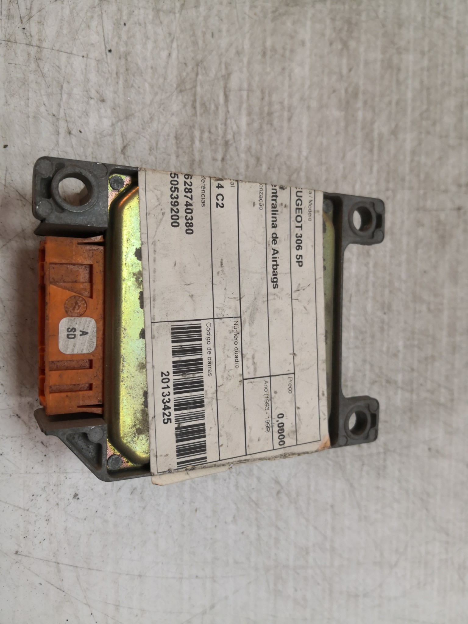 Centralina de Airbags PEUGEOT - ID S_23424