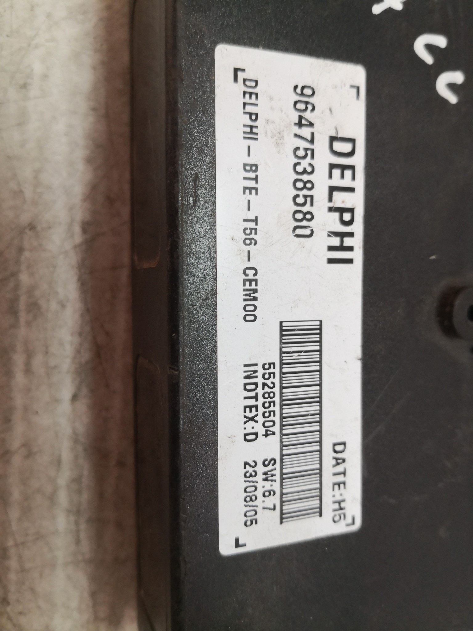 ECU Centralina PEUGEOT 307 (3A/C) | 00 - 12 Imagem-1