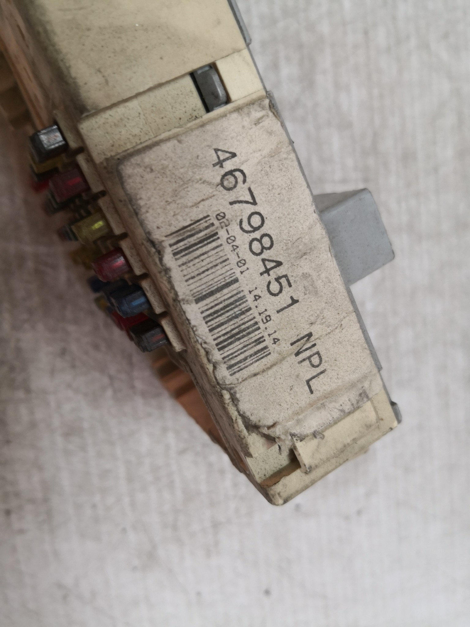 Caixa dos Fusíveis FIAT PUNTO (188_) | 99 - 12 Imagem-1