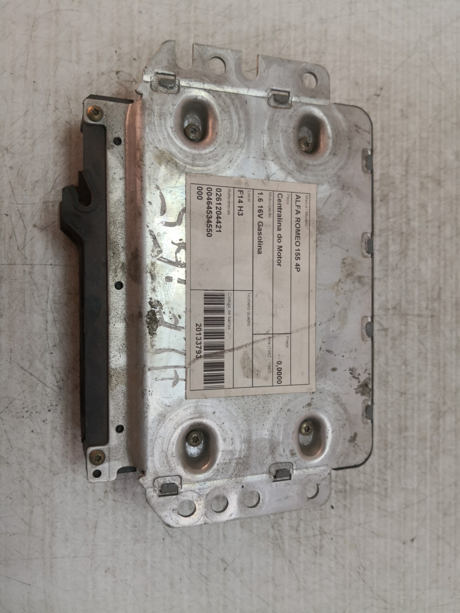 Centralina do Motor ALFA ROMEO - ID S_23792