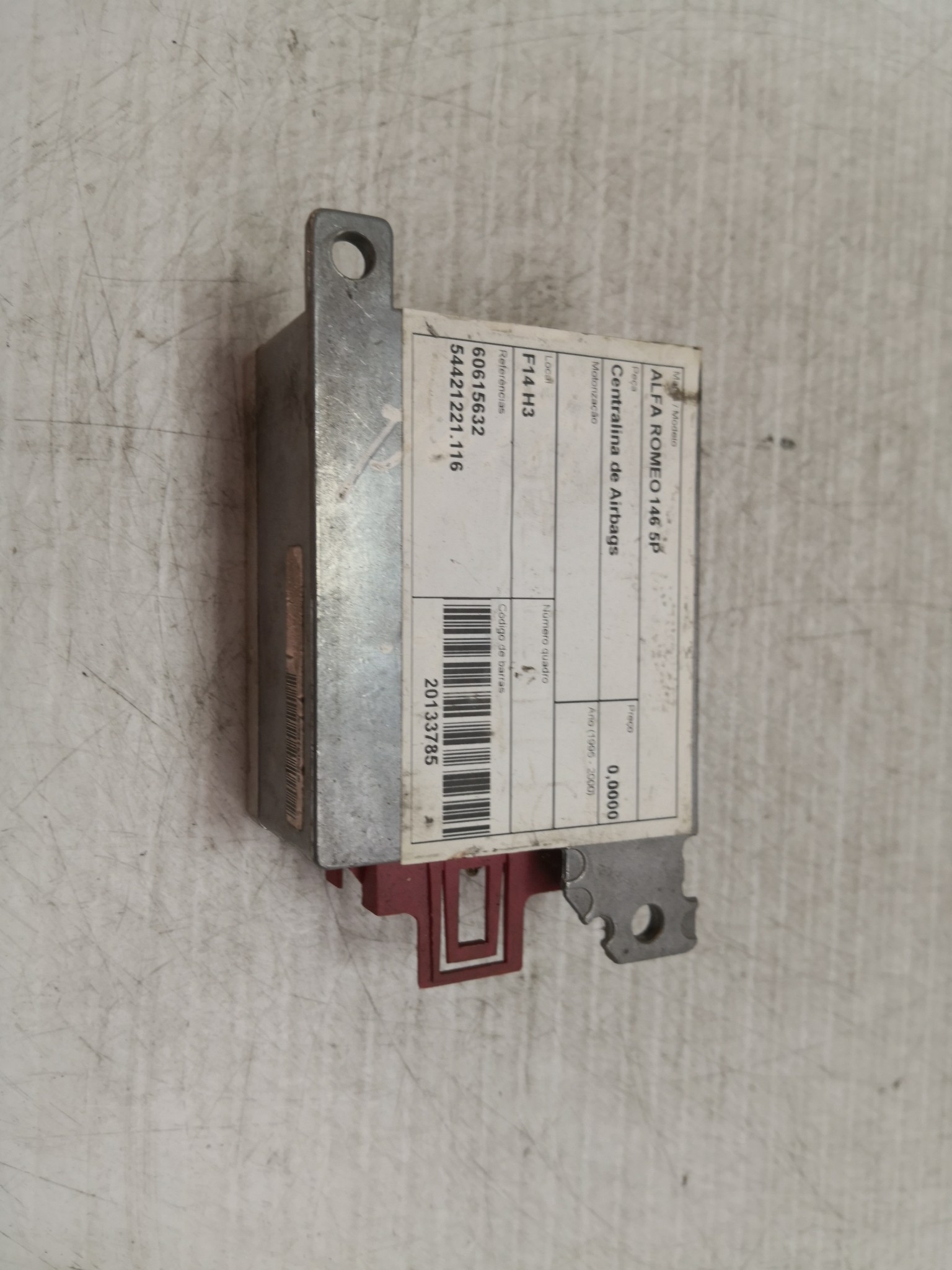 Centralina de Airbags ALFA ROMEO - ID S_23784