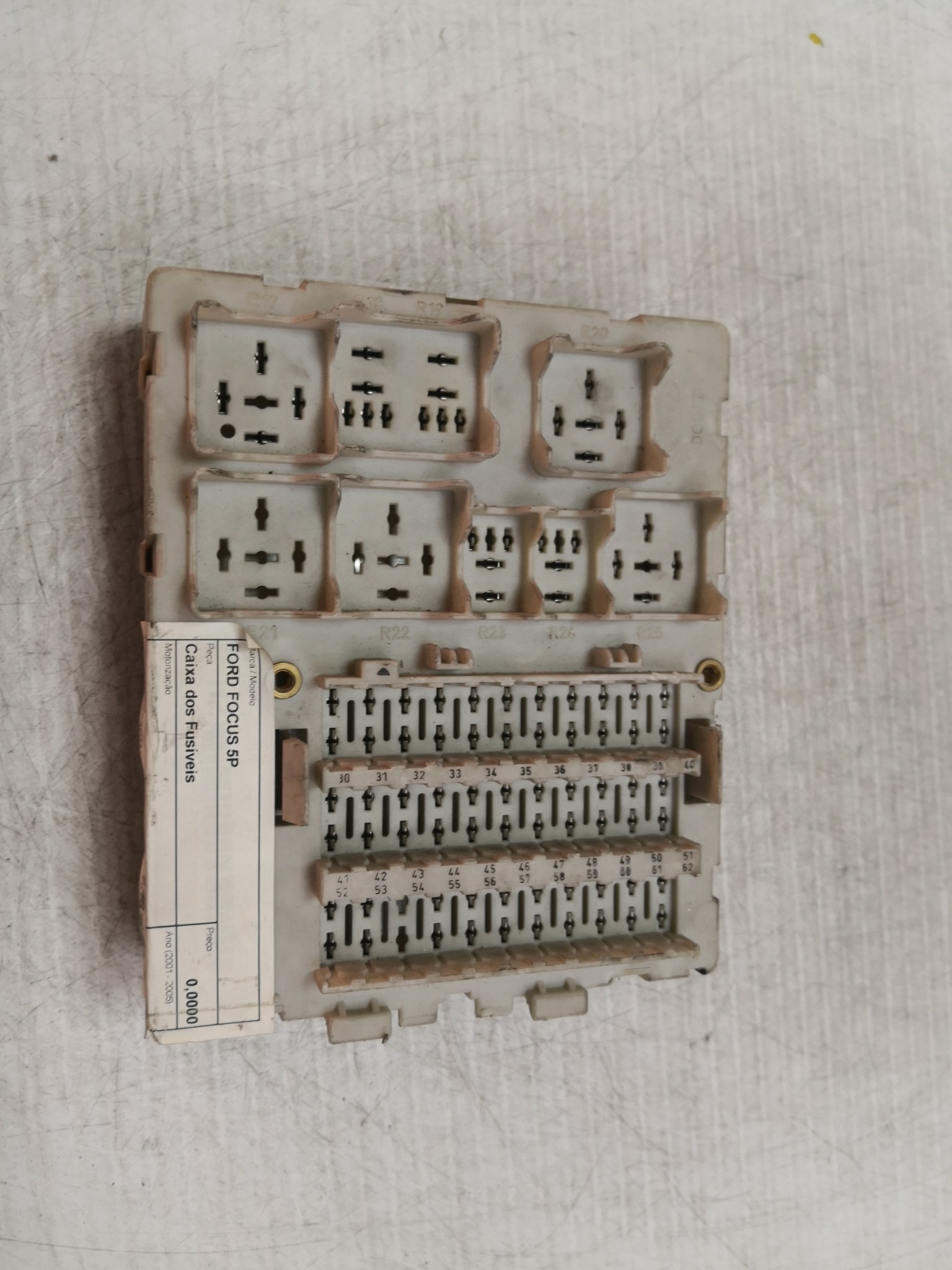 Caixa dos Fusíveis FORD - ID S_28969