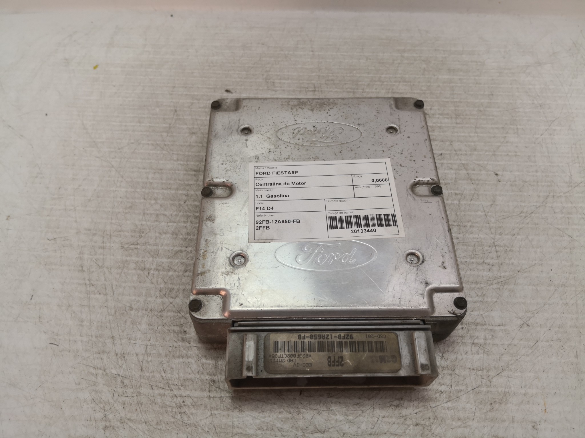 Centralina do Motor FORD - ID S_23439