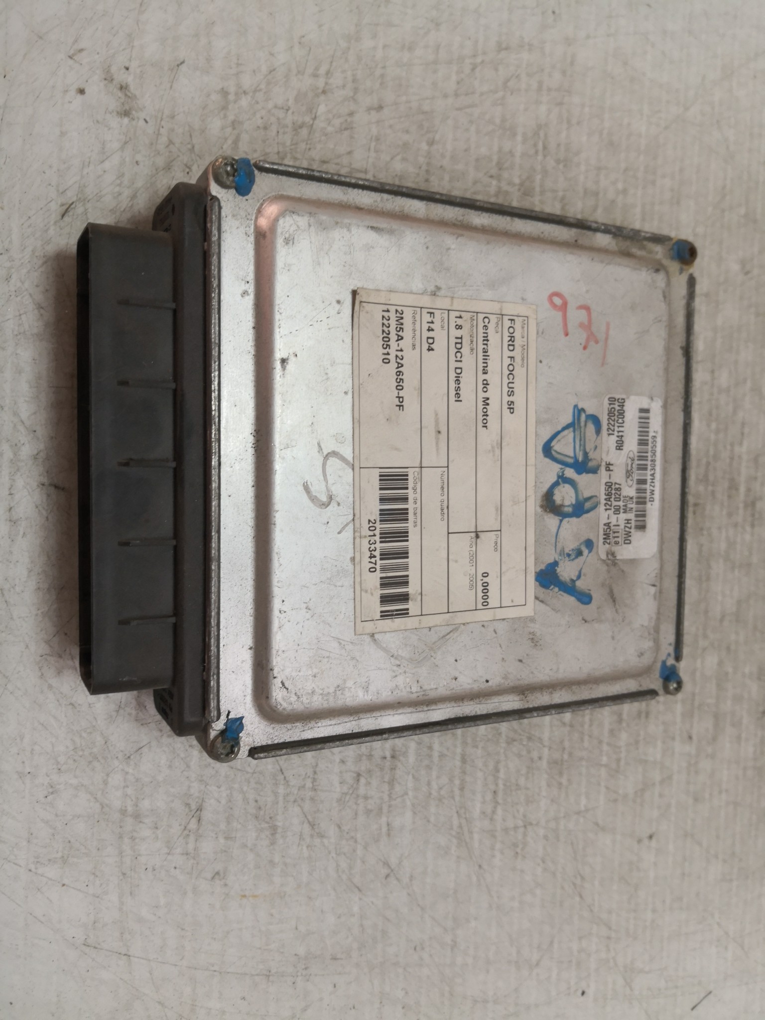 Centralina do Motor FORD - ID S_23469