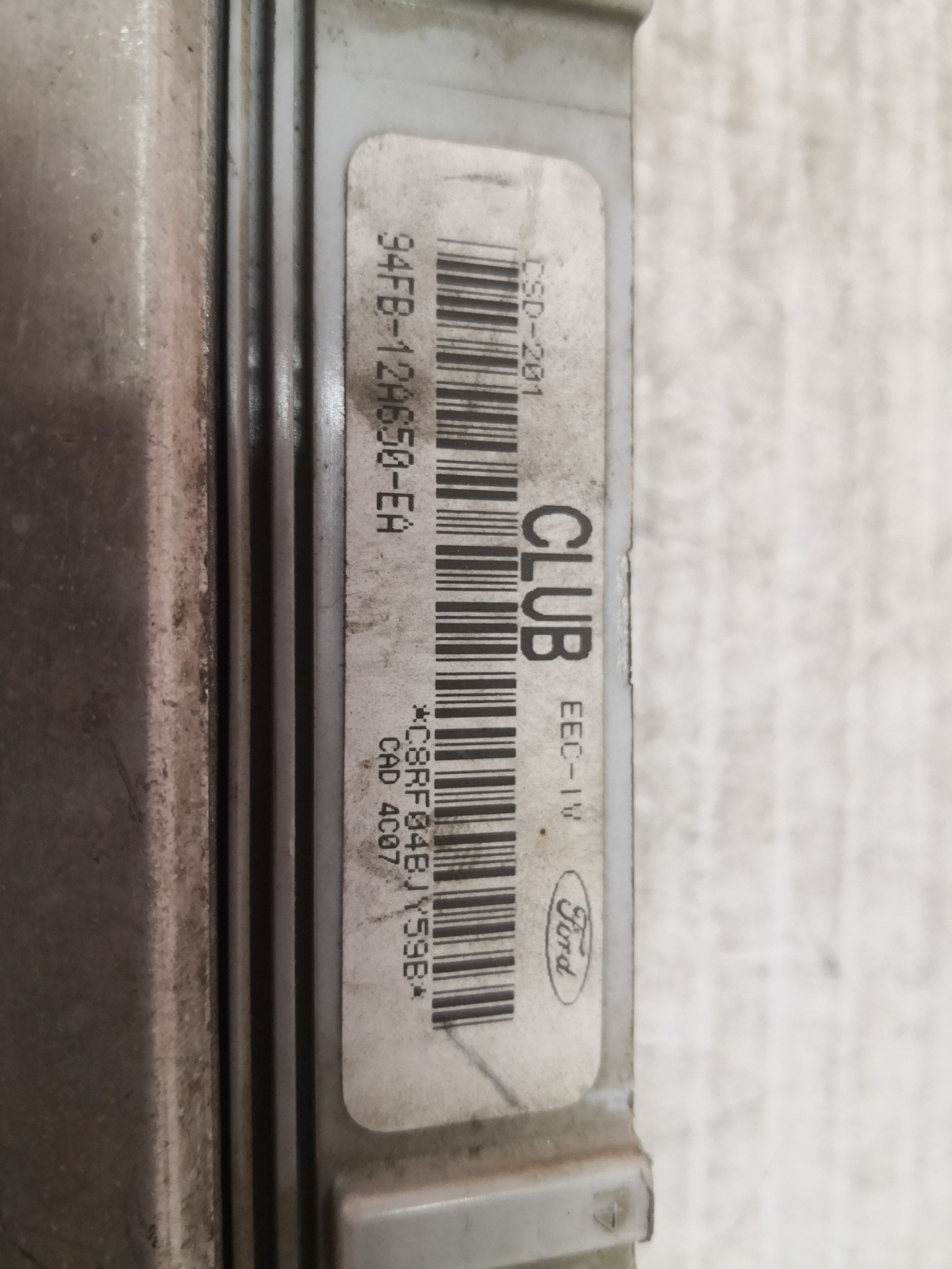 Centralina do Motor FORD FIESTA III (GFJ) | 89 - 97 Imagem-2