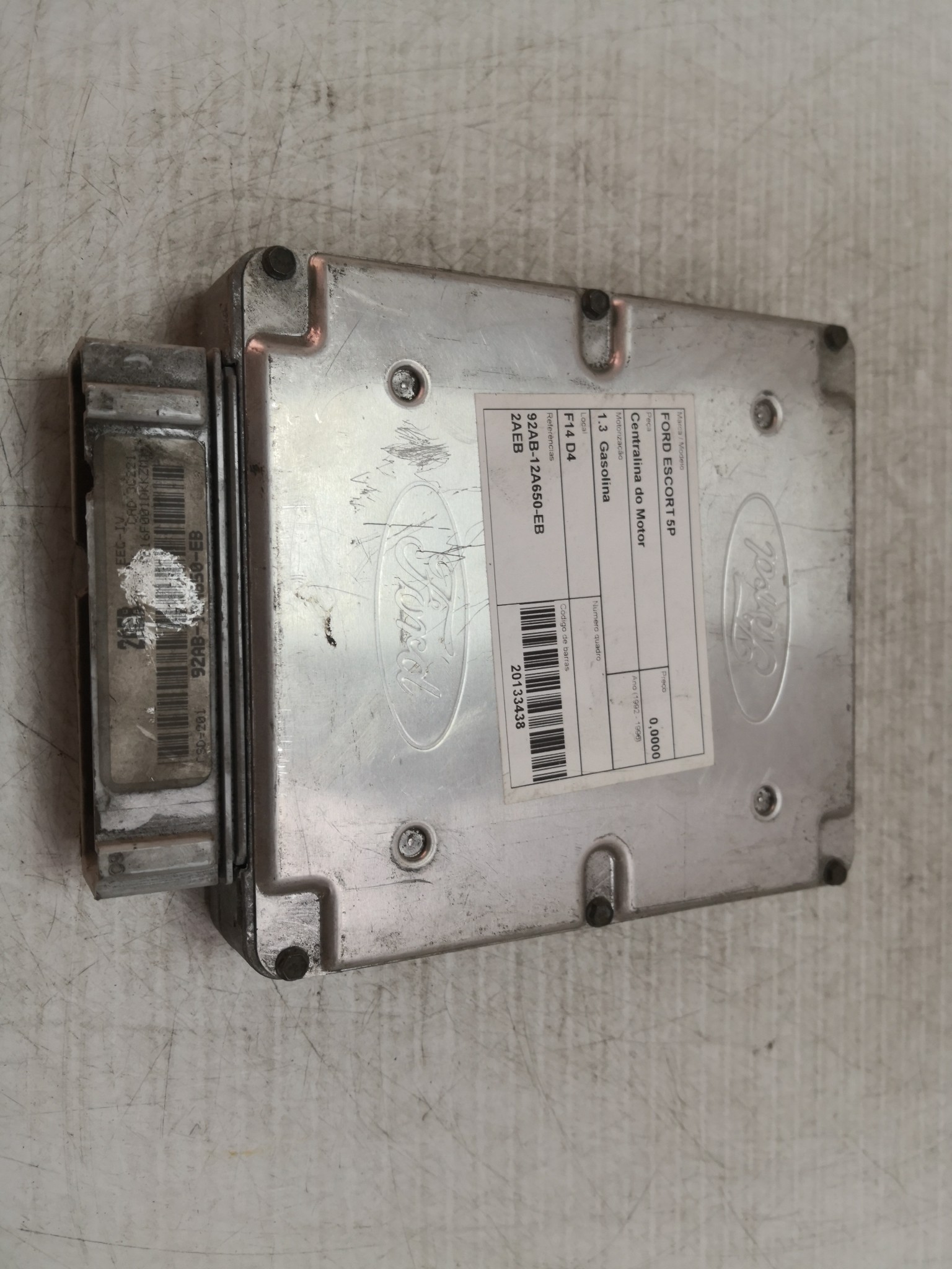 Centralina do Motor FORD - ID S_23437