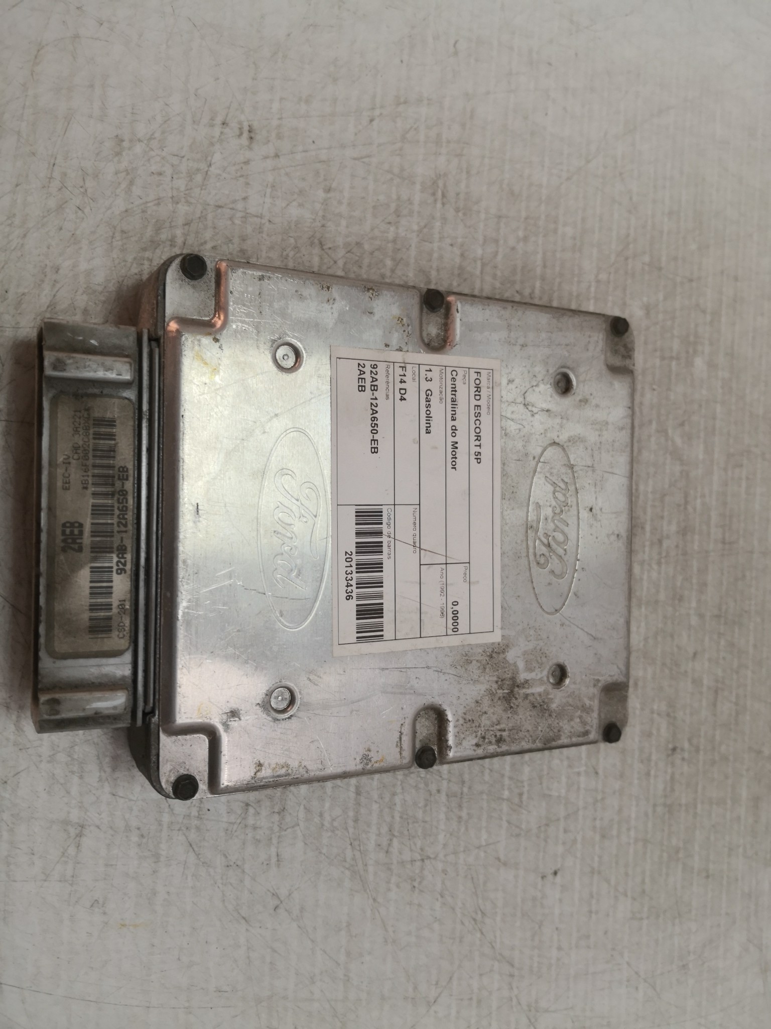 Centralina do Motor FORD - ID S_23435