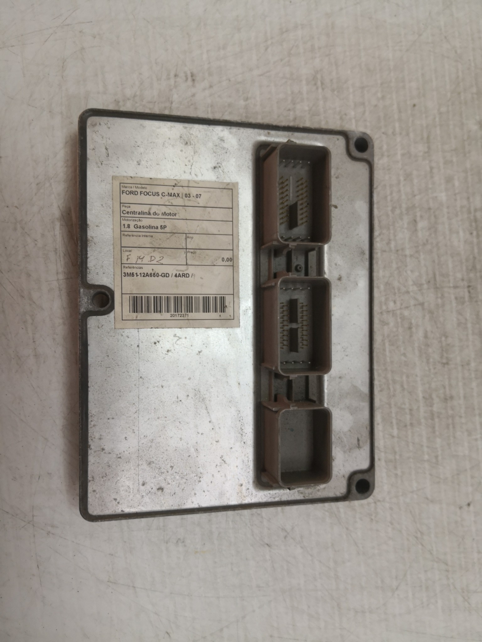 Centralina do Motor FORD - ID S_32370