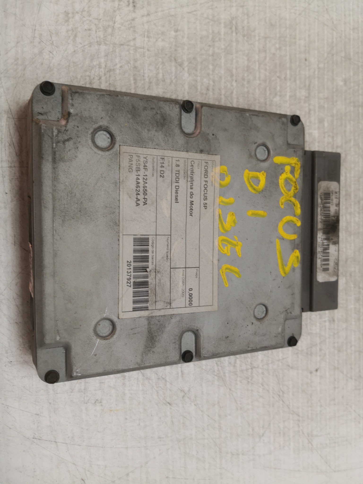 Centralina do Motor FORD - ID S_27926