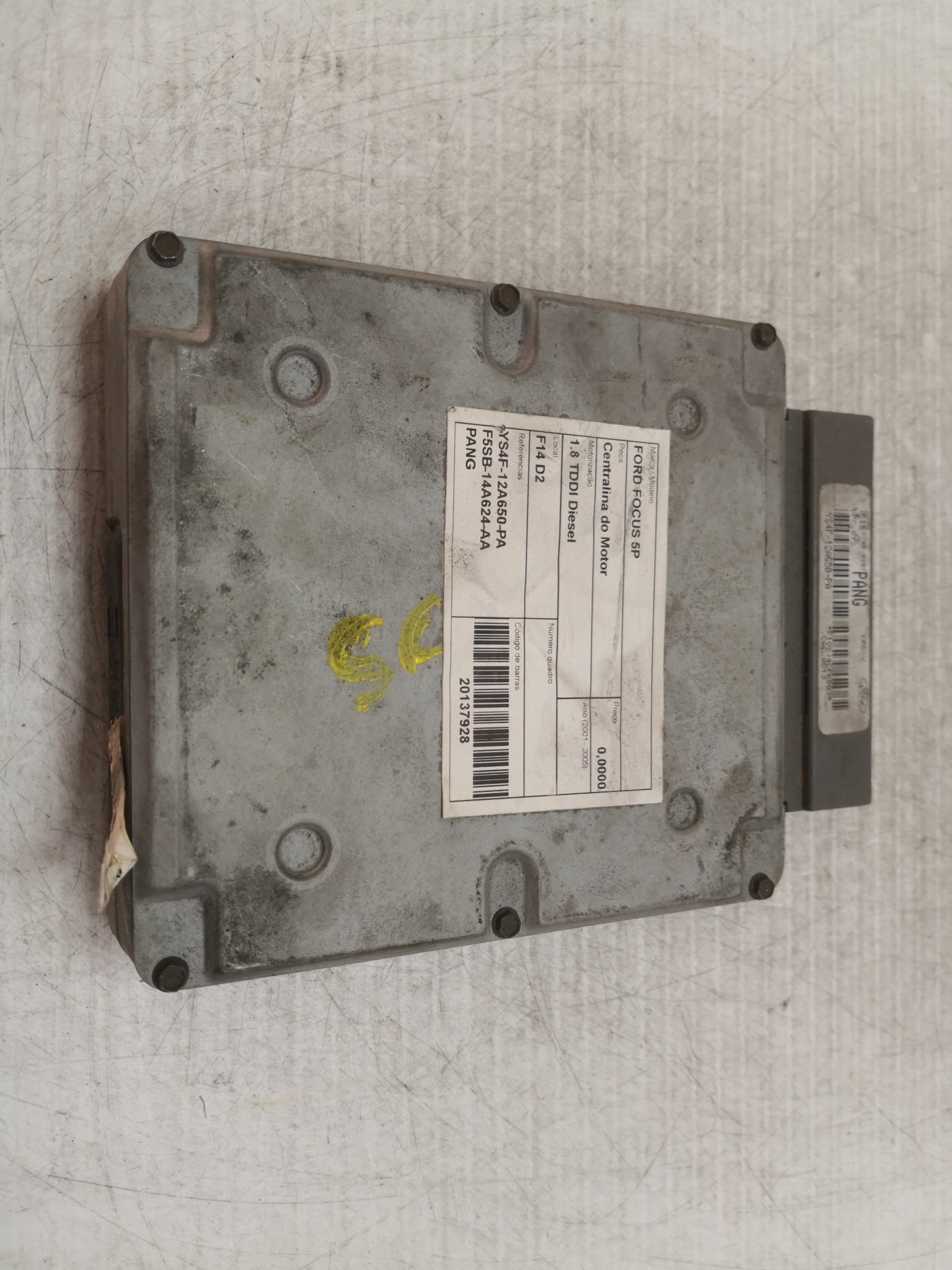 Centralina do Motor FORD - ID S_27927