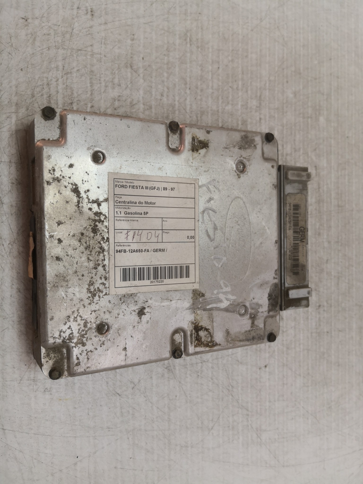 Centralina do Motor FORD - ID S_35219