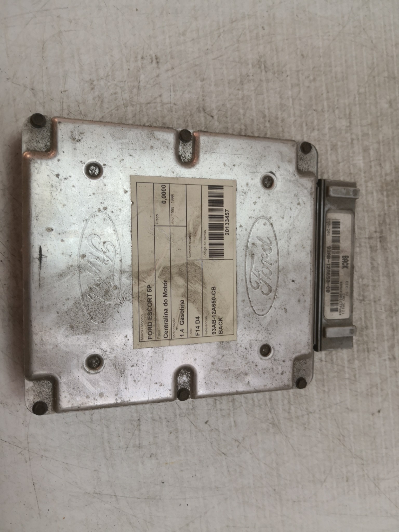 Centralina do Motor FORD - ID S_23456