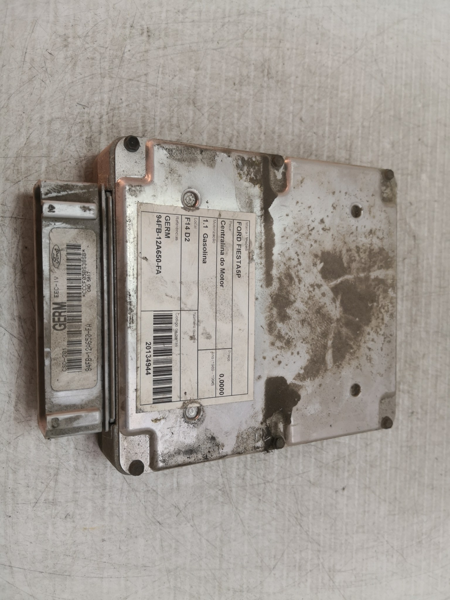 Centralina do Motor FORD - ID S_24943