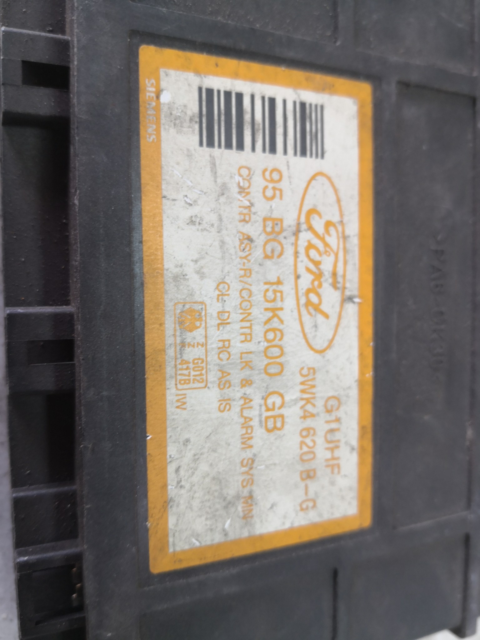 Centralina do Fecho Central FORD MONDEO I (GBP) | 93 - 96 Imagem-3