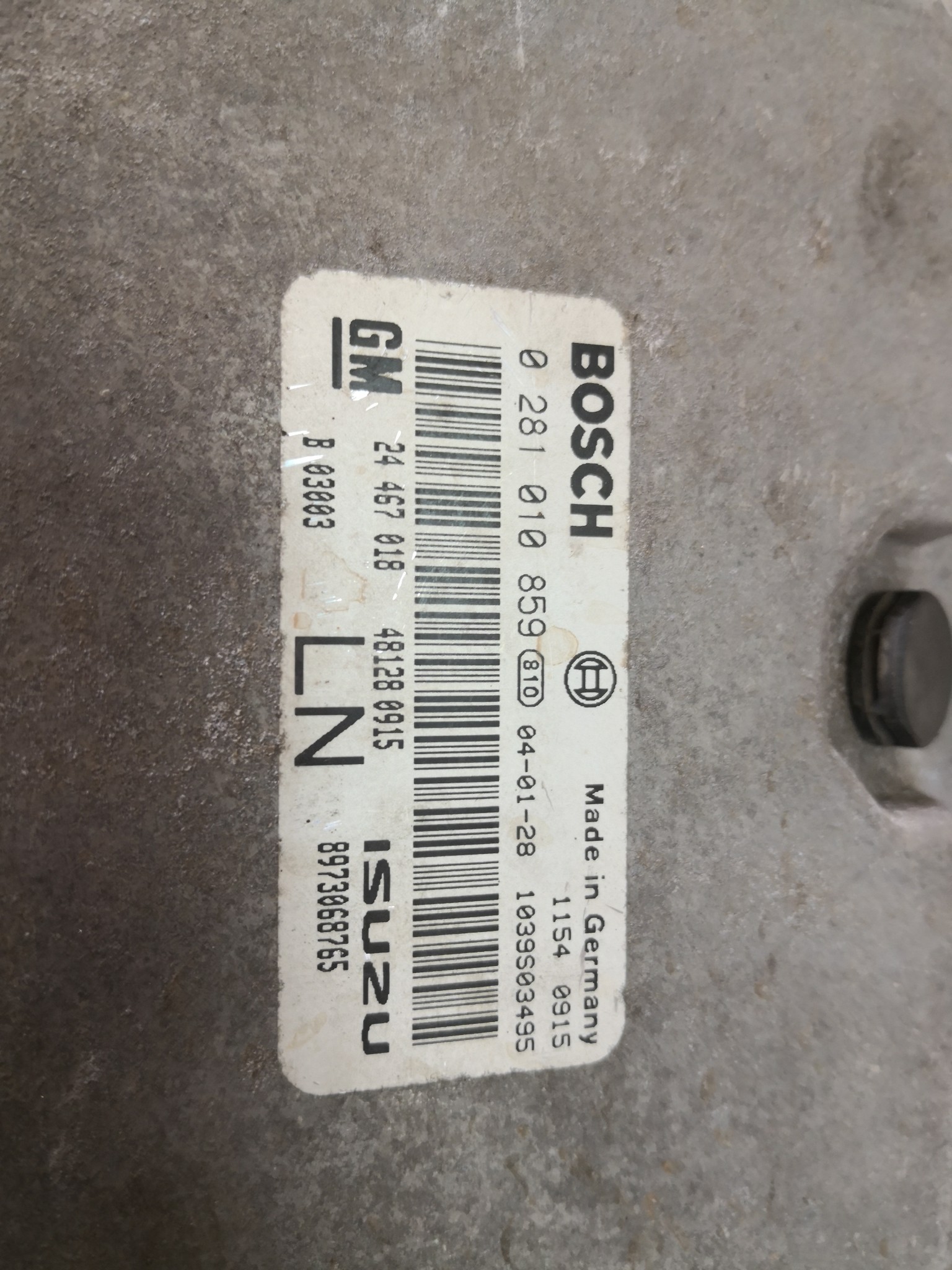 Centralina do Motor OPEL ASTRA G Combi (T98) | 98 - 04 Imagem-3