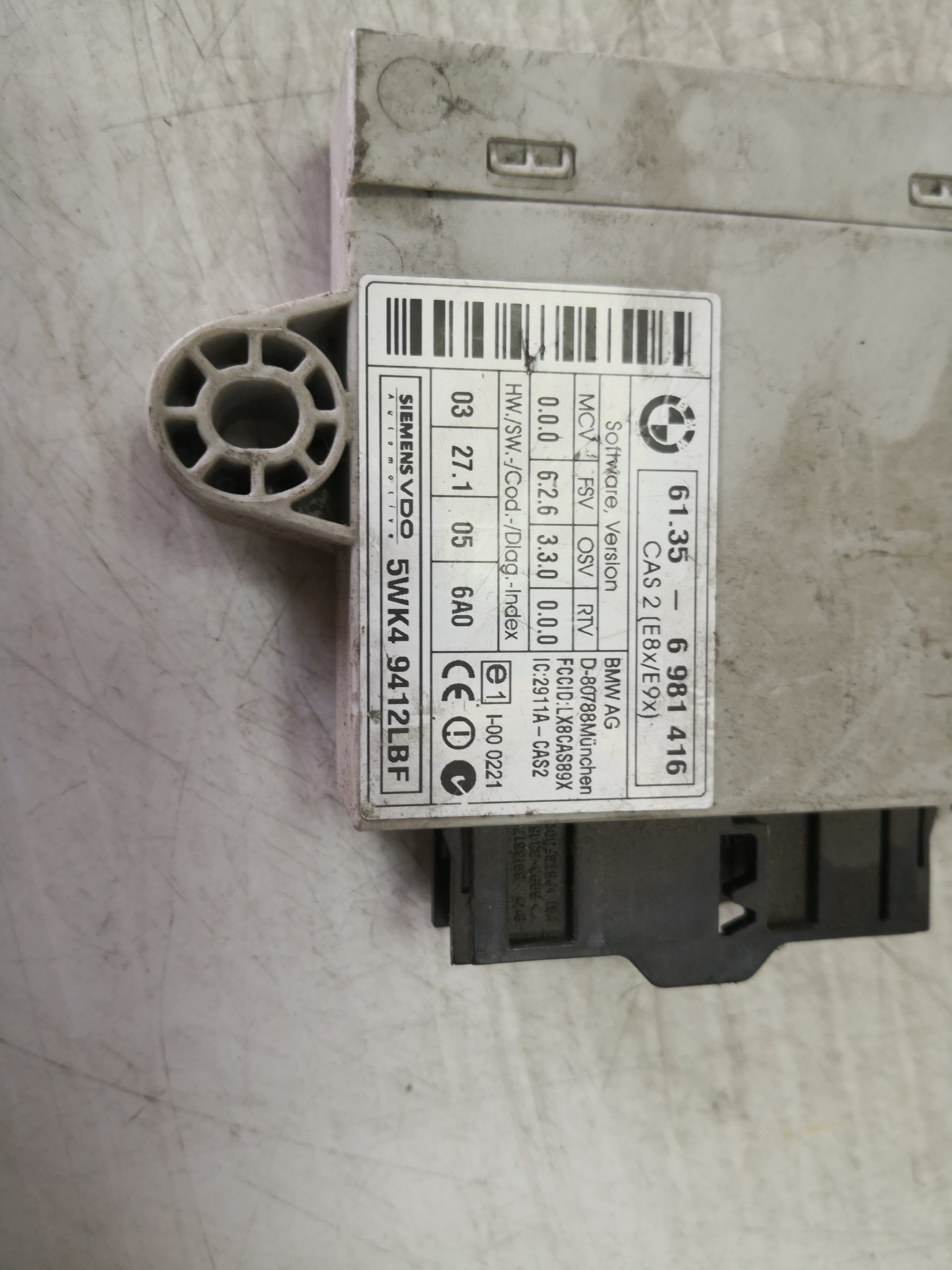 ECU Centralina BMW 3 (E90) | 04 - 12 Imagem-2