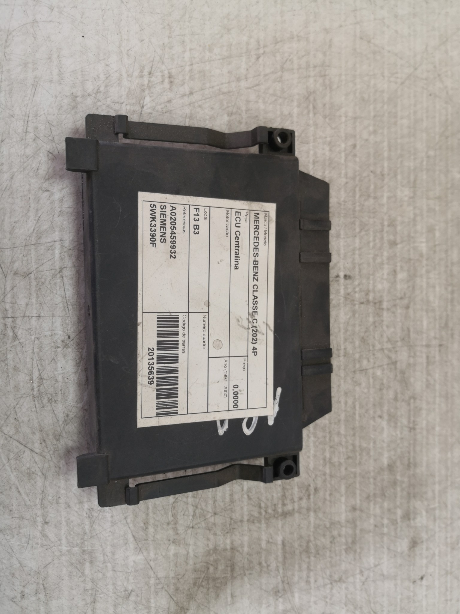 ECU Centralina MERCEDES-BENZ - ID S_25638