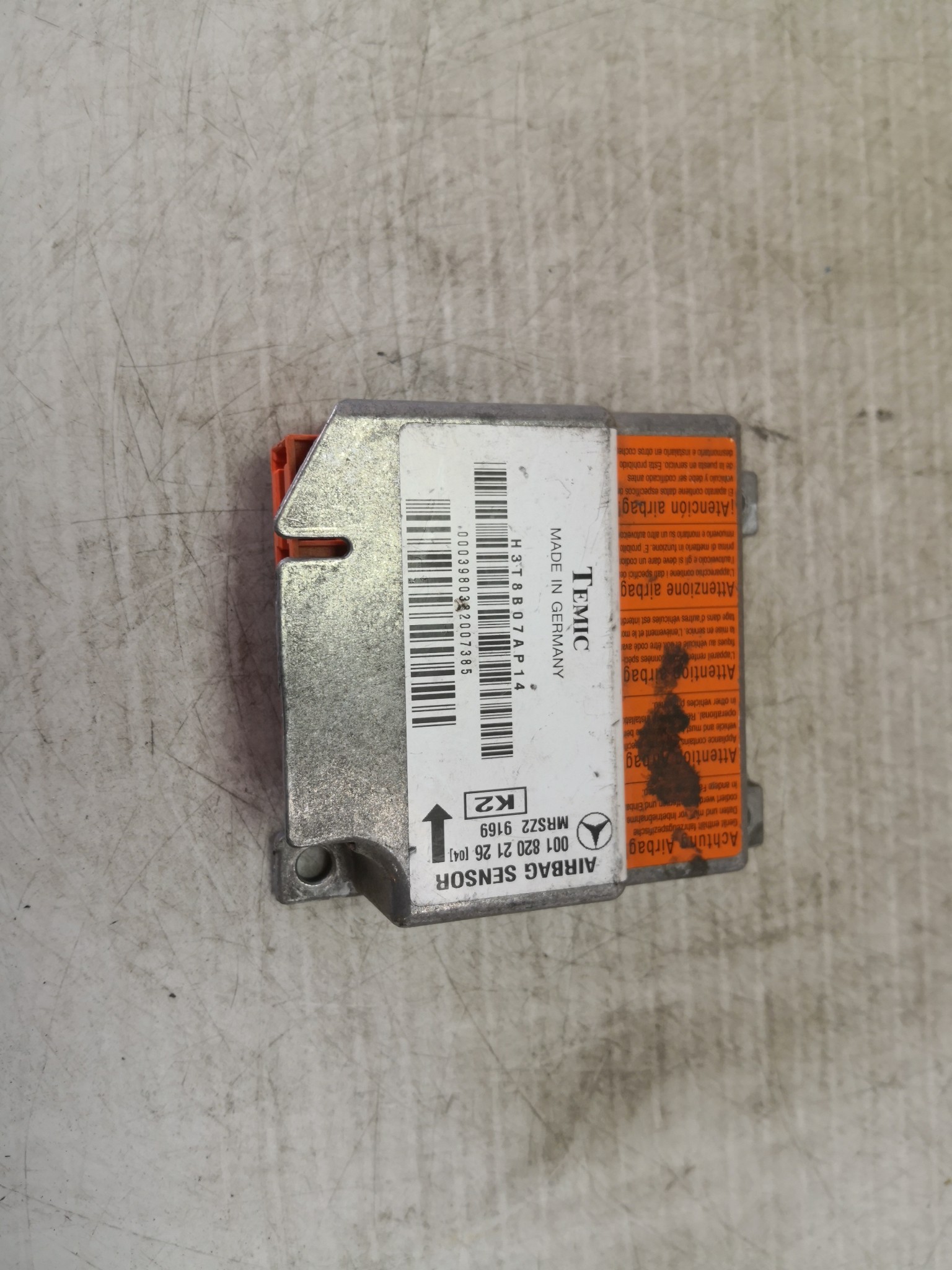 Centralina de Airbags MERCEDES-BENZ C-CLASS (W202) | 93 - 00 Imagem-2