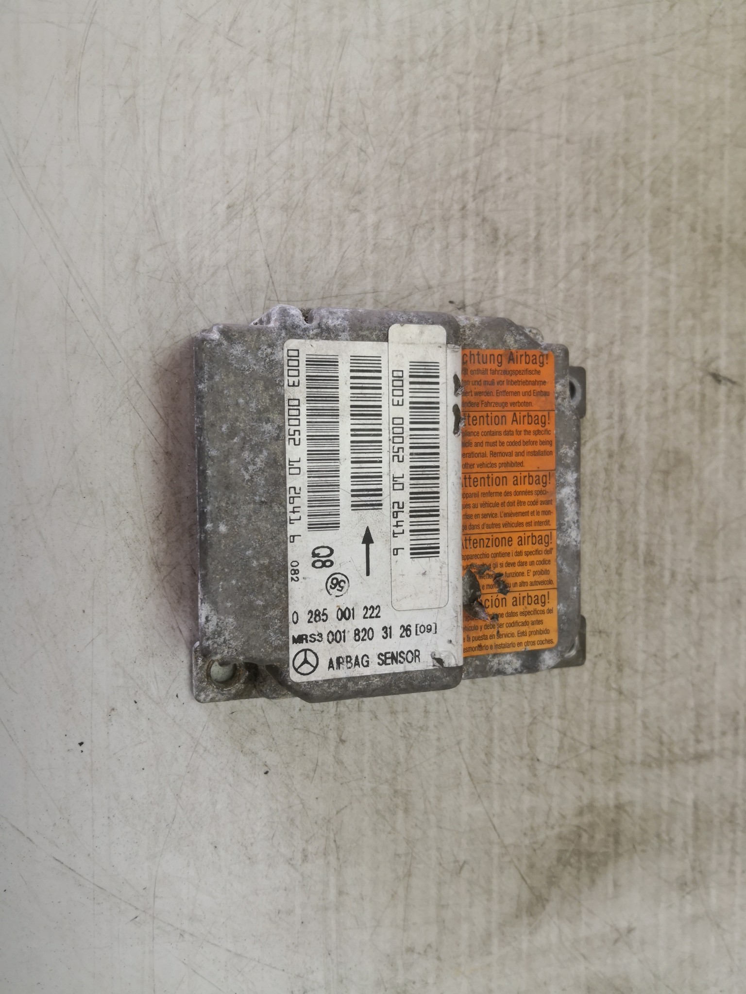 Centralina de Airbags MERCEDES-BENZ A-CLASS (W168) | 97 - 05 Imagem-2