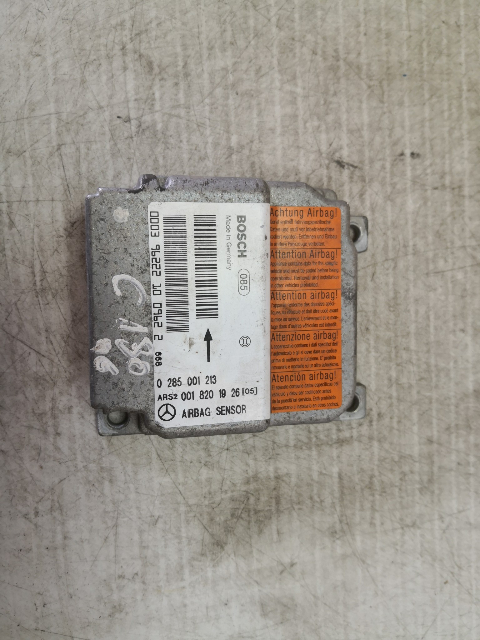 Centralina de Airbags MERCEDES-BENZ C-CLASS (W202) | 93 - 00 Imagem-1