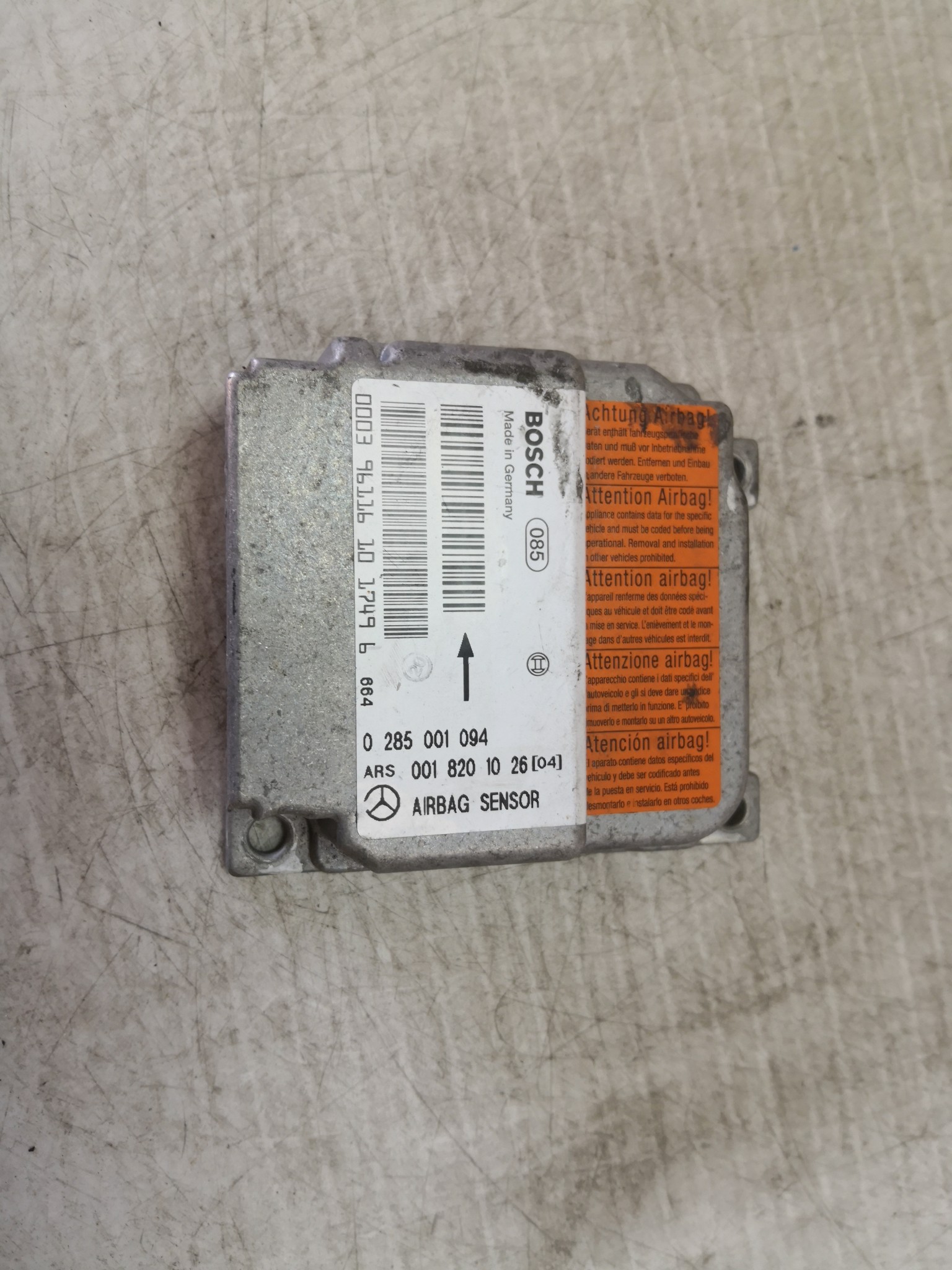 Centralina de Airbags MERCEDES-BENZ C-CLASS (W202) | 93 - 00 Imagem-2