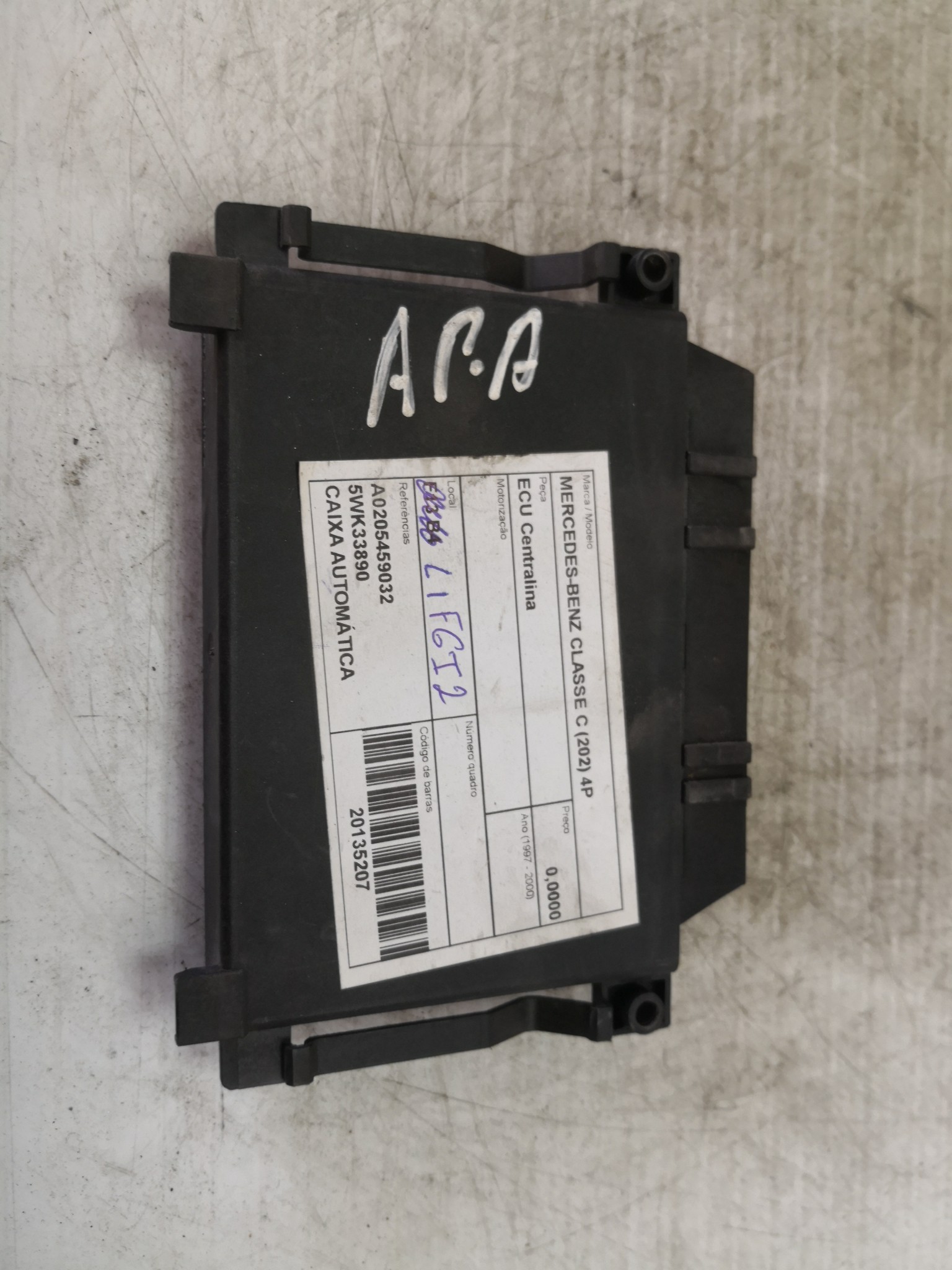 ECU Centralina MERCEDES-BENZ - ID S_25206